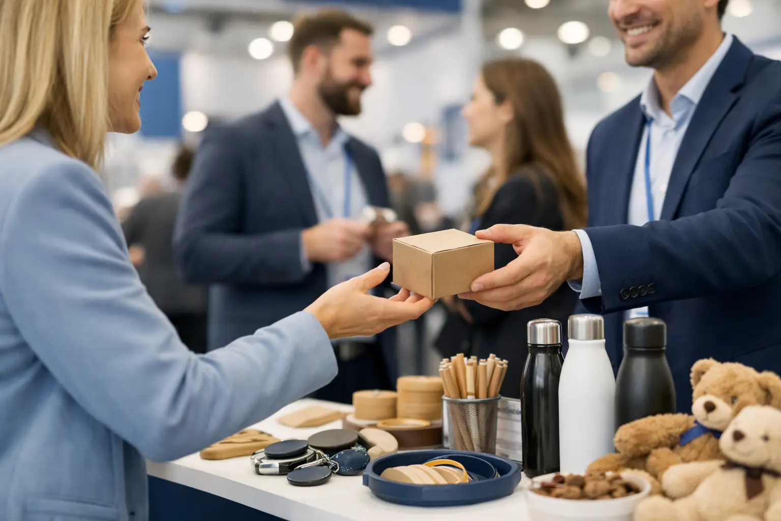 10 Ideen für Messegiveaways, die wirklich Aufmerksamkeit schaffen