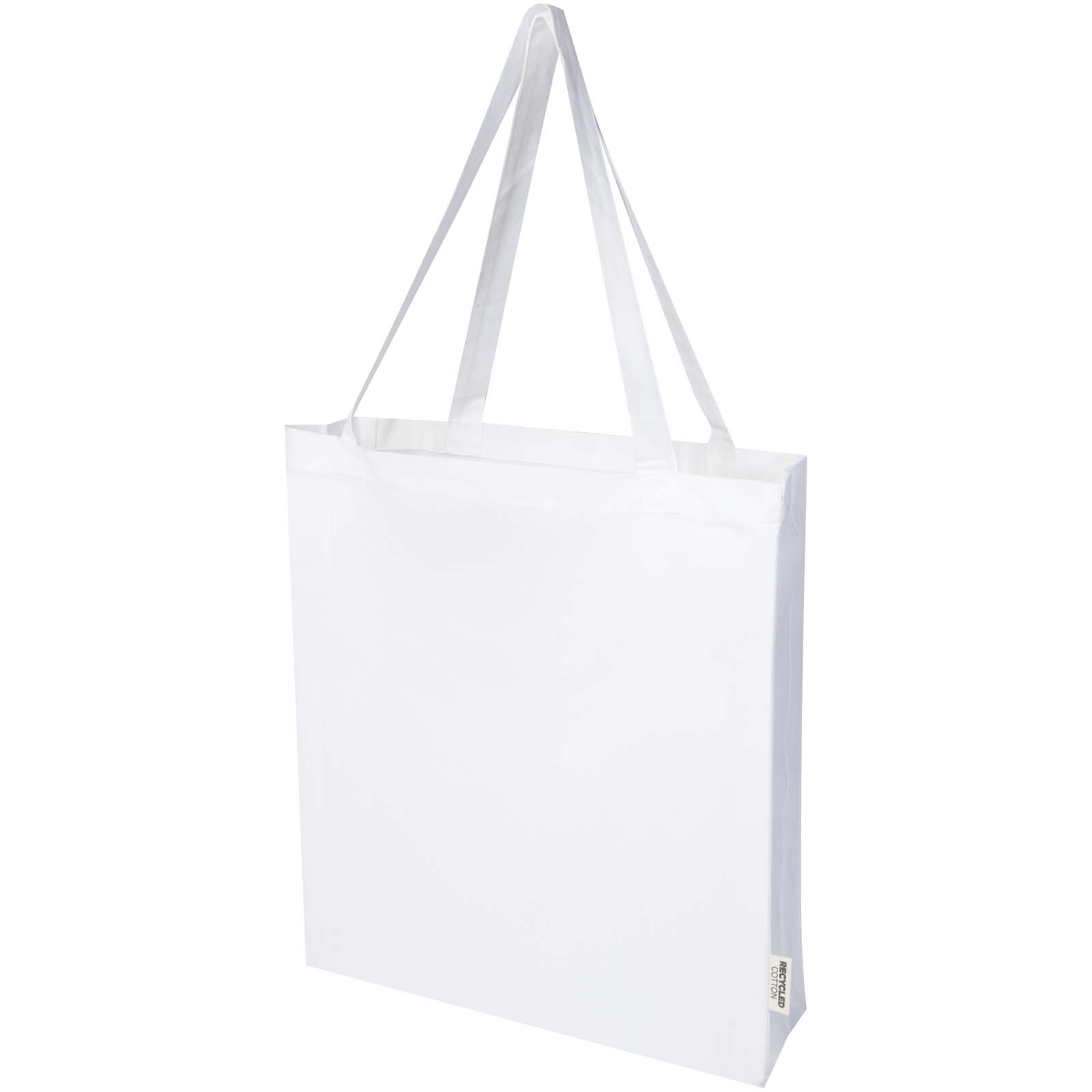 Madras 140 g/m² Baumwoll Tragetasche mit Seitenfalten aus GRS recycelter Baumwolle 12L Madras 140 g/m² Baumwoll Tragetasche mit Seitenfalten aus GRS recycelter Baumwolle 12L