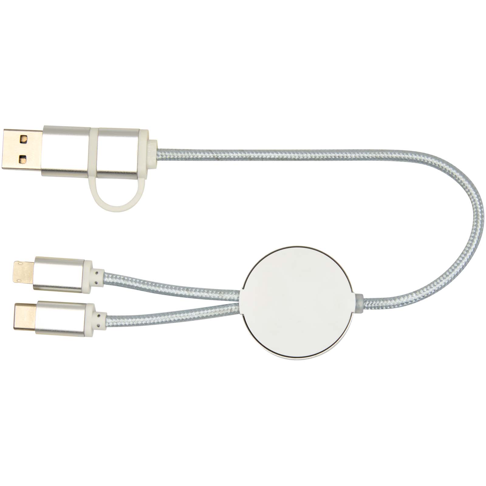 Alasia 30 cm 5-in-1 Kabel aus recyceltem Kunststoff für Datenübertragung und 27W Schnellladung