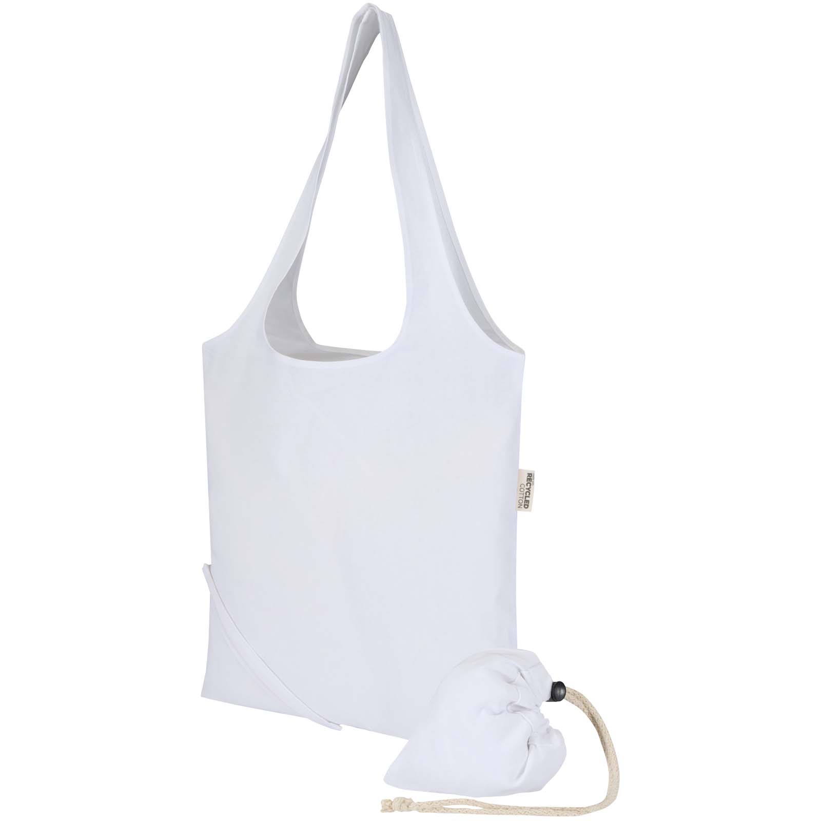 Madras Blend 140 g/m², GRS-zertifizierte, faltbare Baumwoll Tragetasche, 7 l