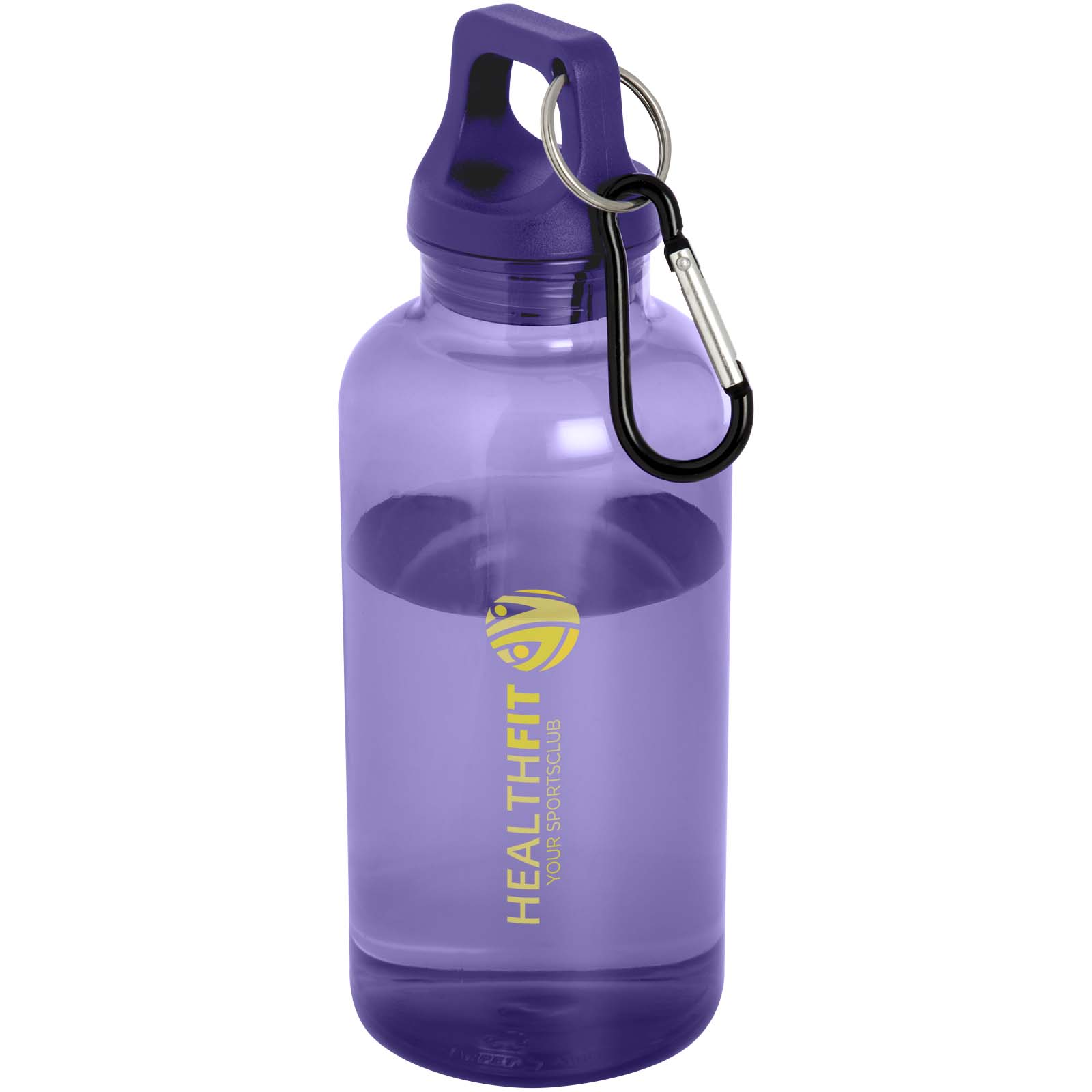 Oregon 400 ml RCS-zertifizierte Trinkflasche aus recyceltem Kunststoff mit Karabiner 
