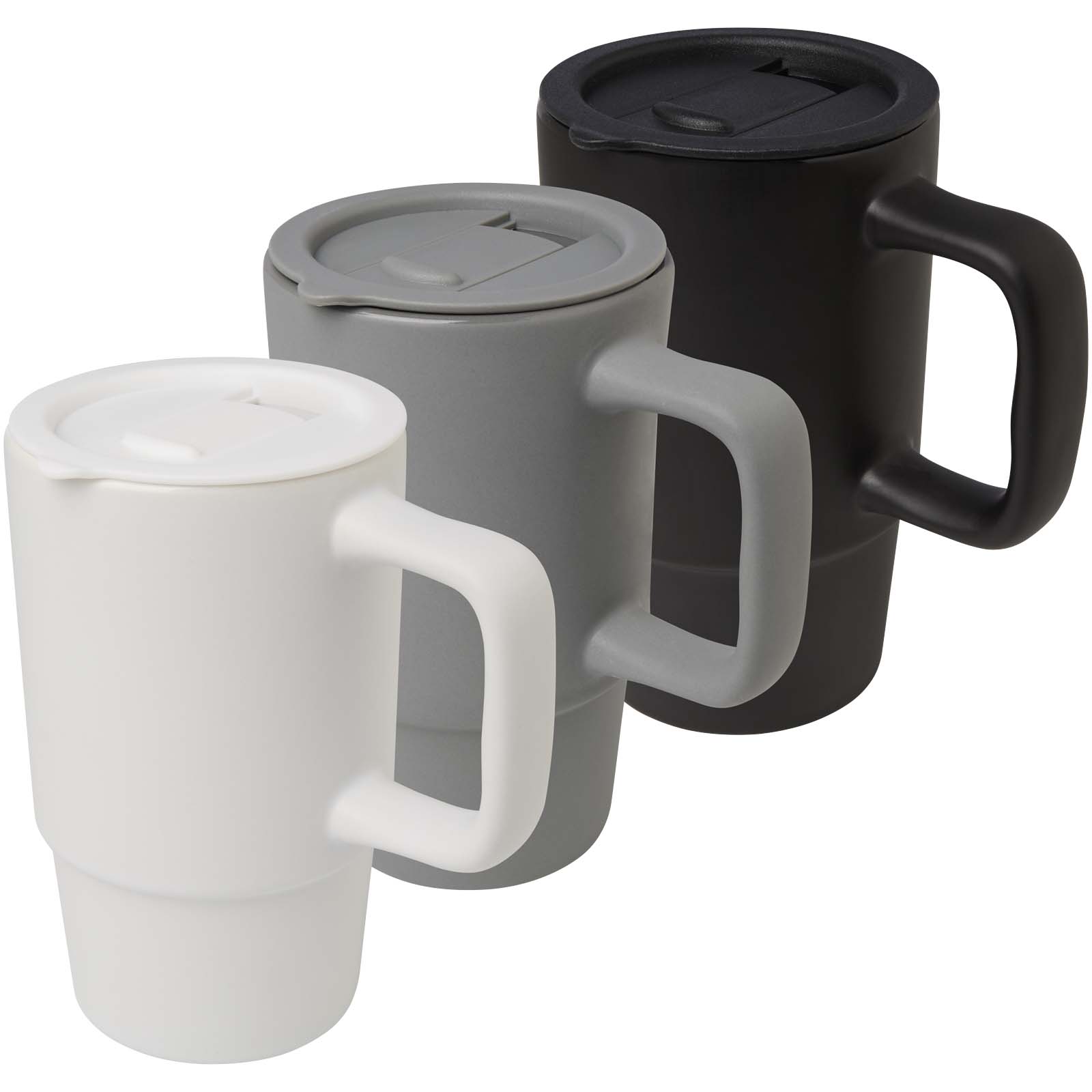 Carter 450 ml Keramiktasse mit Kunststoffdeckel
