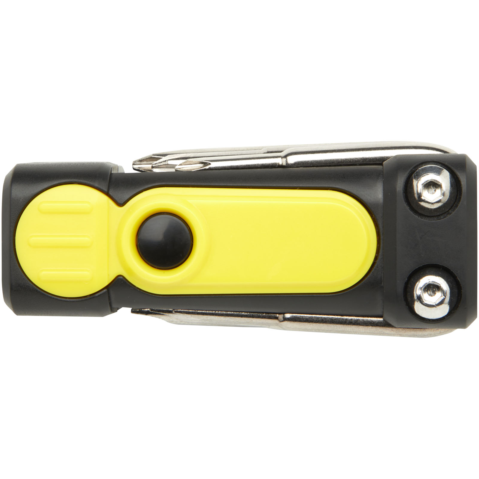 Octo 8-in-1 Schraubenzieher-Set aus recyceltem RCS Kunststoff mit Taschenlampe