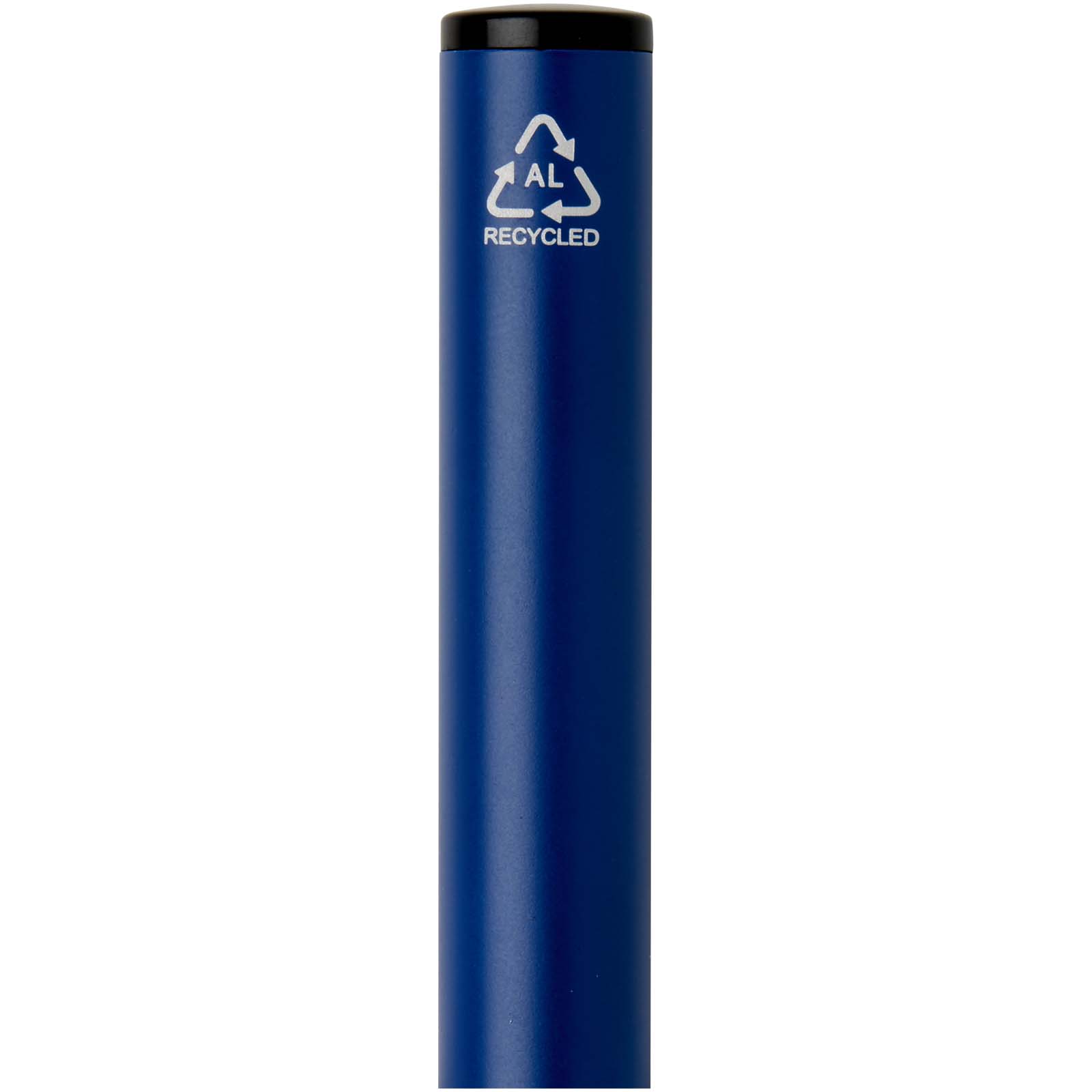 Verton Kugelschreiber aus recyceltem Aluminium mit Drehmechanik und Hülle (blaue Tinte)