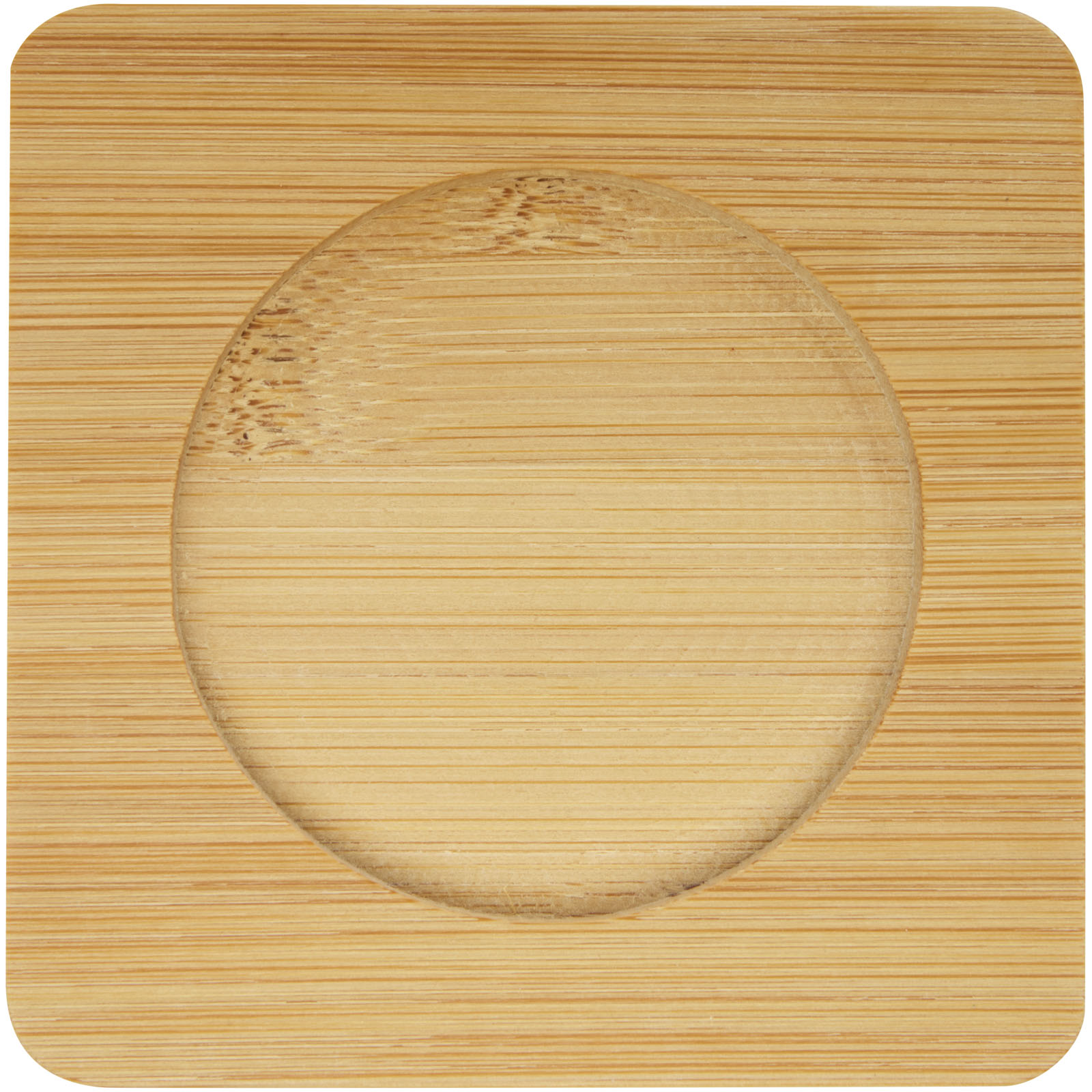 Manti 2-teiliger 350 ml doppelwandiger Glasbecher mit Bambusuntersetzer 