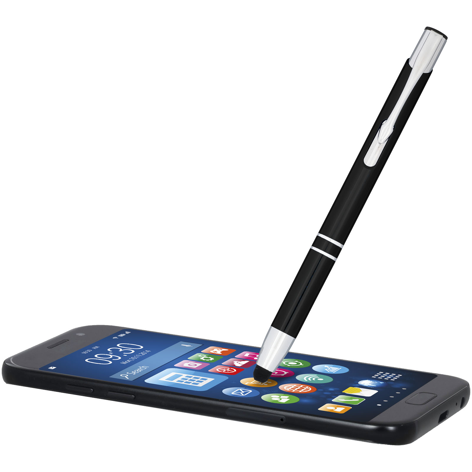 Moneta Kugelschreiber mit Metall Touchpen (blaue Mine)
