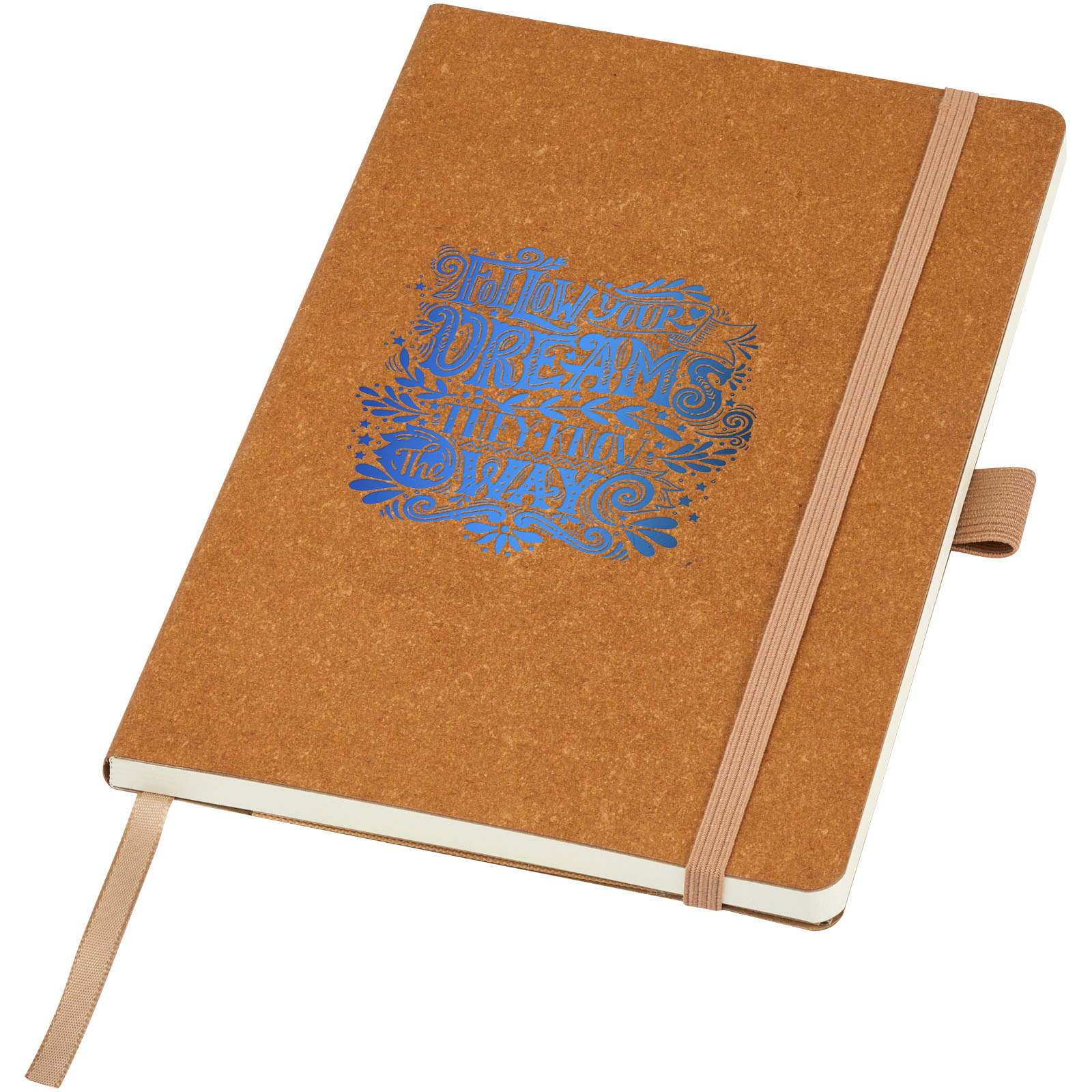 Kilau Notizbuch aus recyceltem Leder 