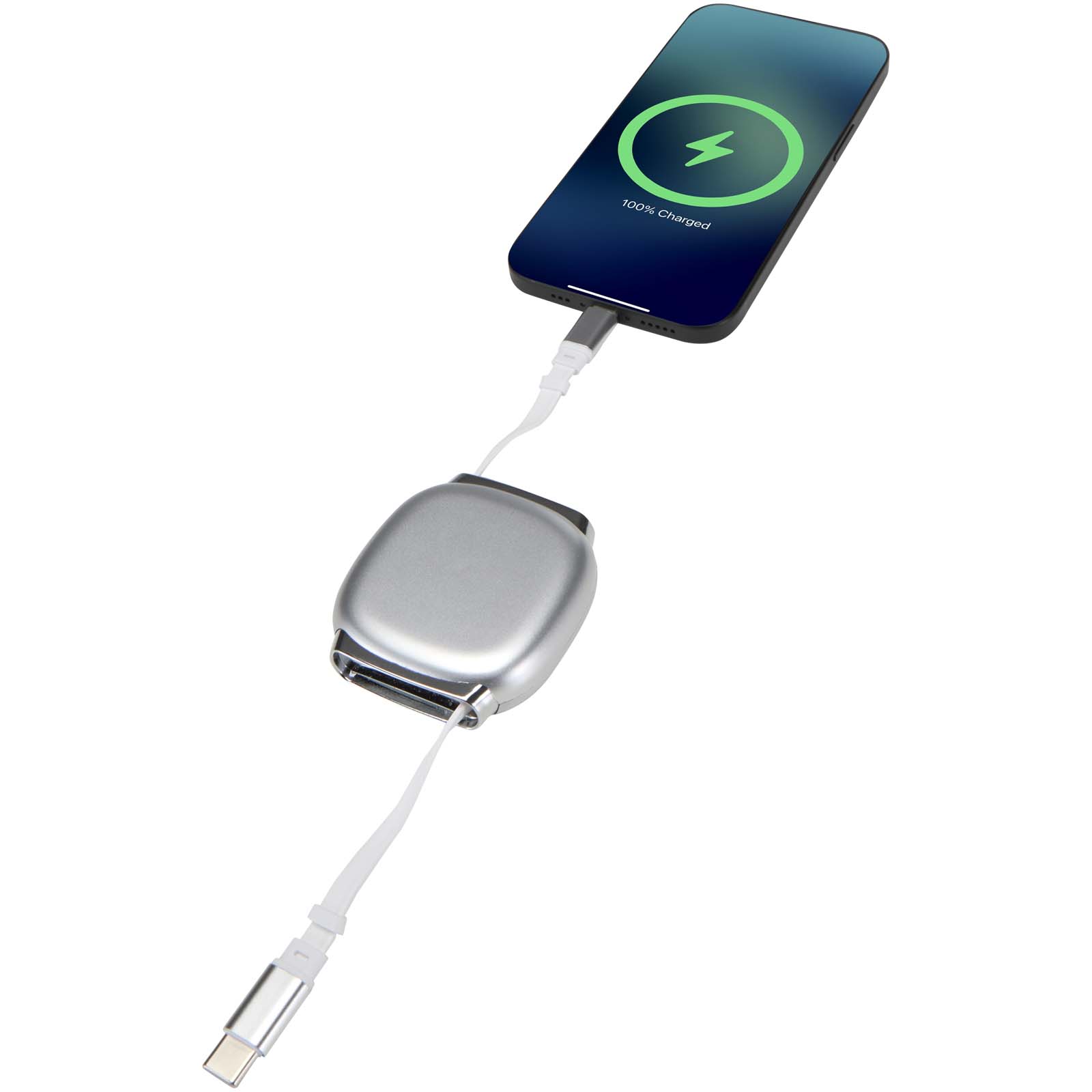 Alphard 100 W CarPlay-Kabel aus recyceltem Kunststoff mit einziehbarer Leitung und PD-Ladefunktion