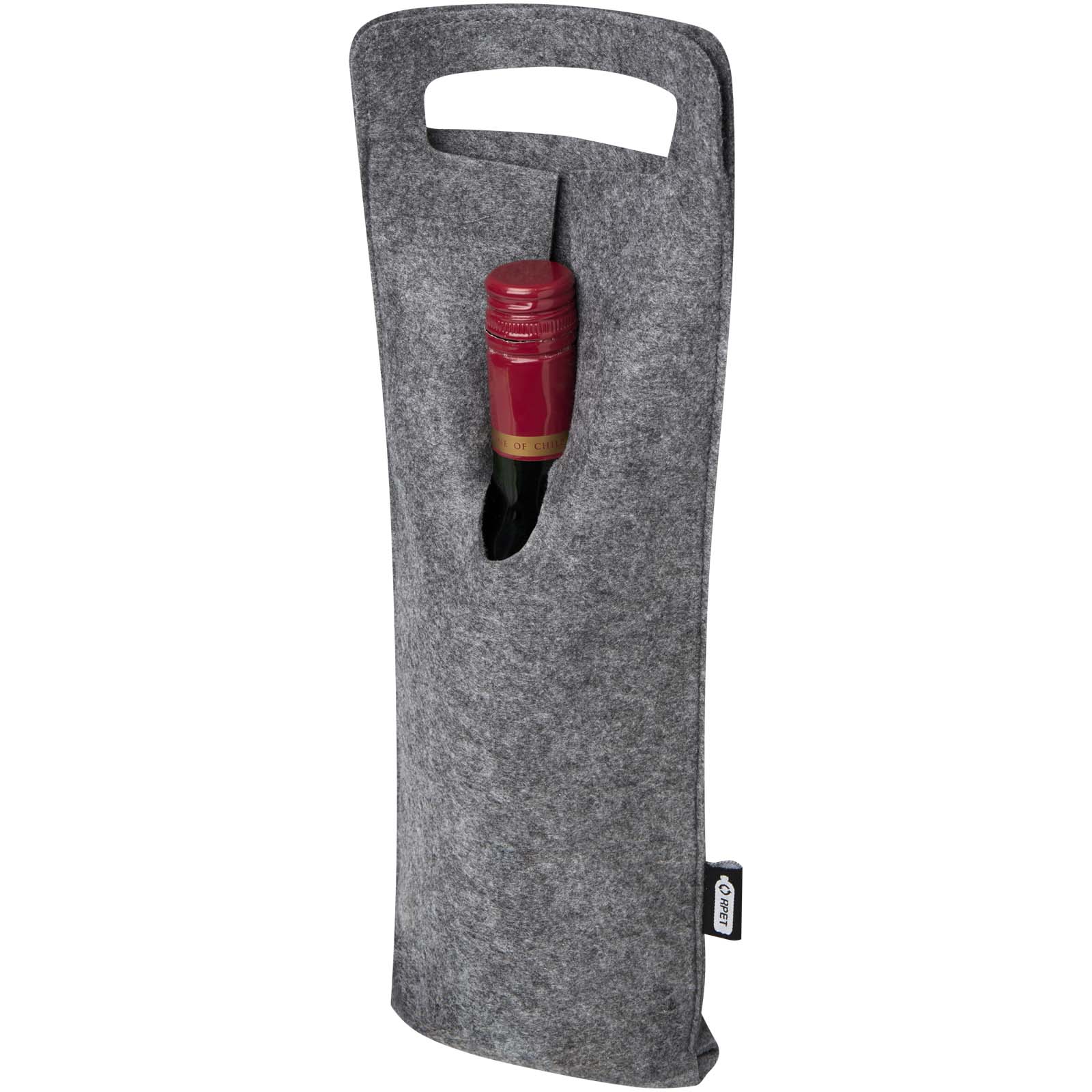 Felta 75cl Weinbeutel aus GRS recyceltem Filz Felta 75cl Weinbeutel aus GRS recyceltem Filz