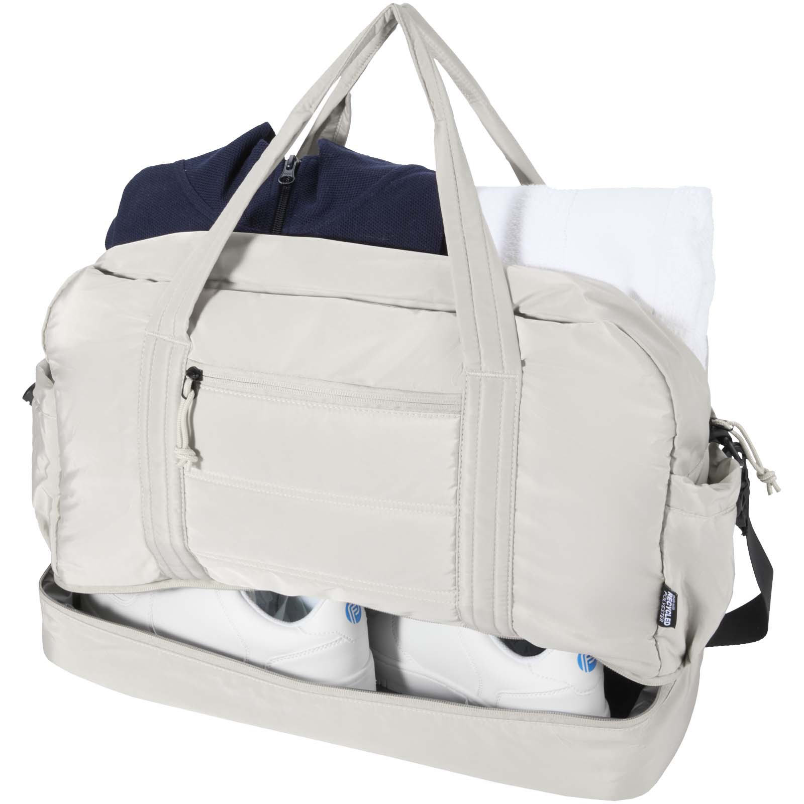 Puffer GRS recycelte Reisetasche mit isoliertem Boden 30L