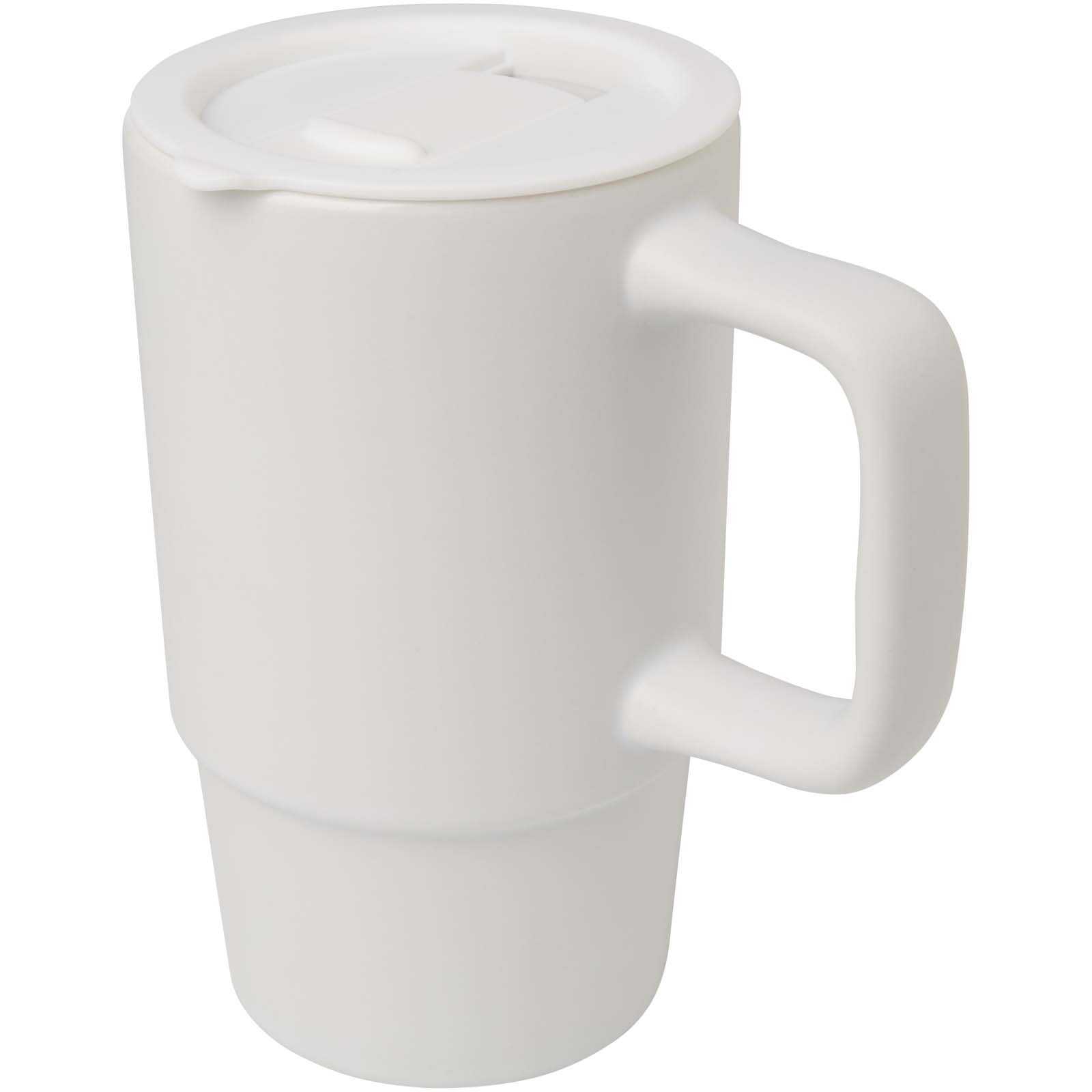 Carter 450 ml Keramiktasse mit Kunststoffdeckel Carter 450 ml Keramiktasse mit Kunststoffdeckel