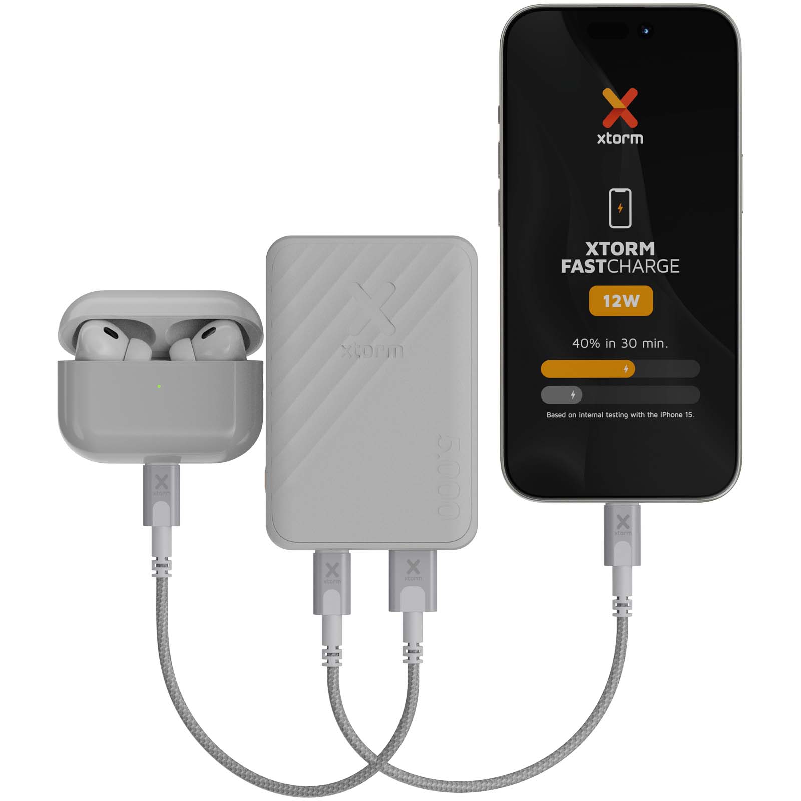 Xtorm XG205 Go2 12 W 5000 mAh Schnelllade-Powerbank 