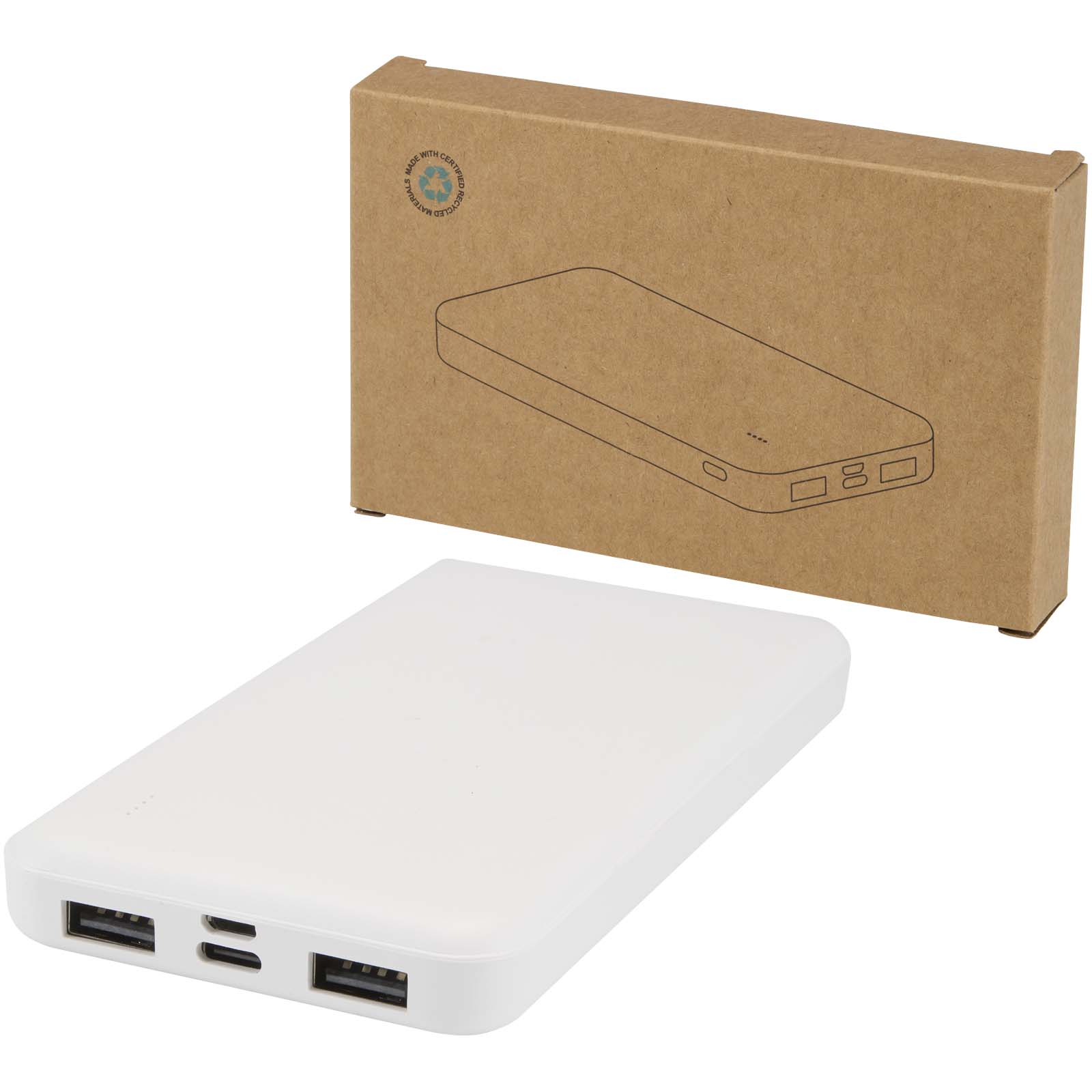 Intan 10 W 10.000 mAh Powerbank aus recyceltem Kunststoff