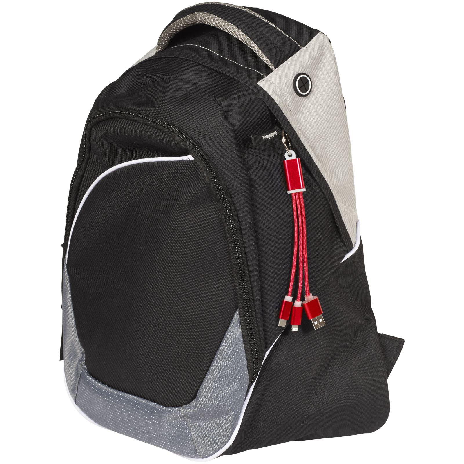 Metal 3-in-1 Ladekabel mit Schlüsselanhänger