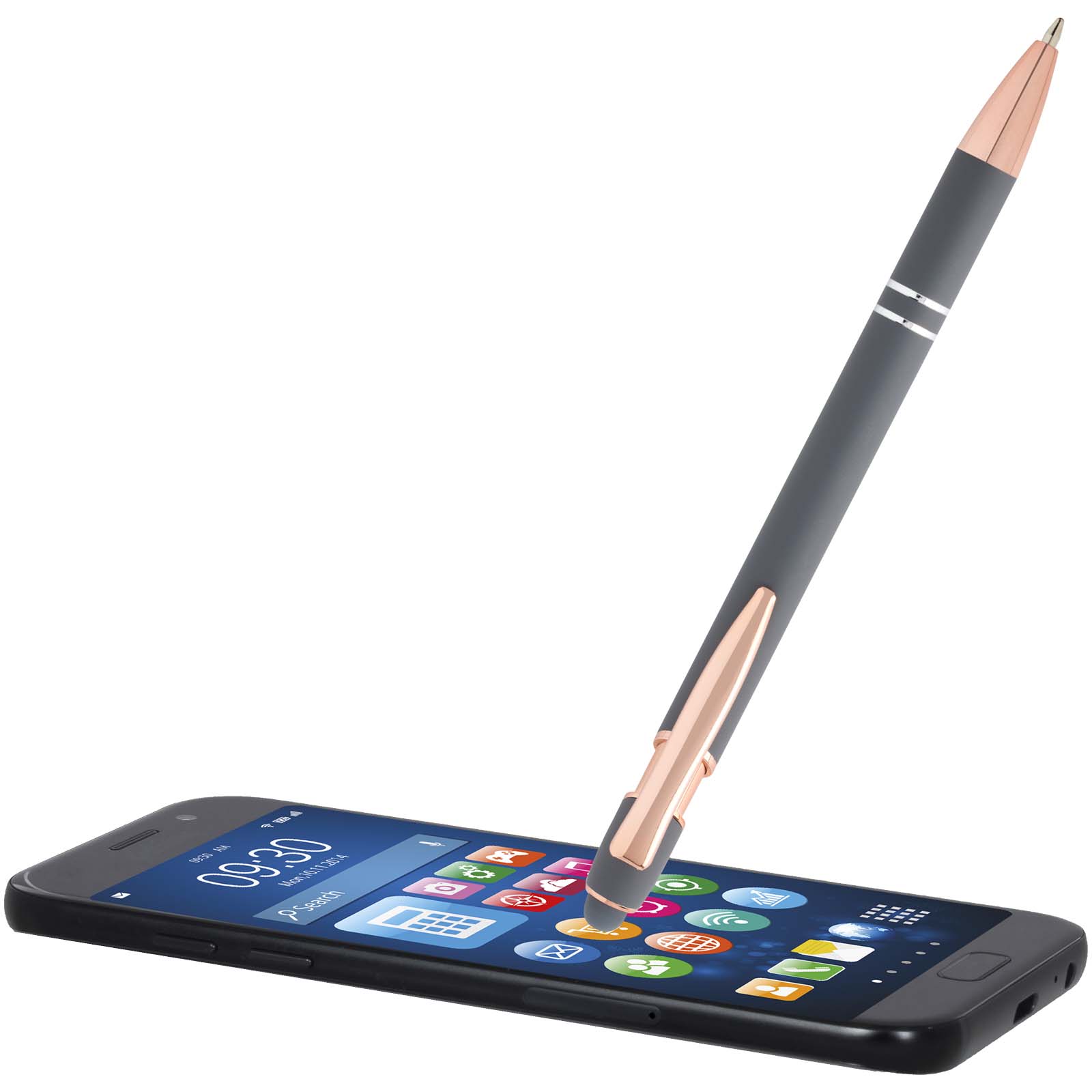 Nanna Kugelschreiber mit Roségold Finish (blaue Mine)