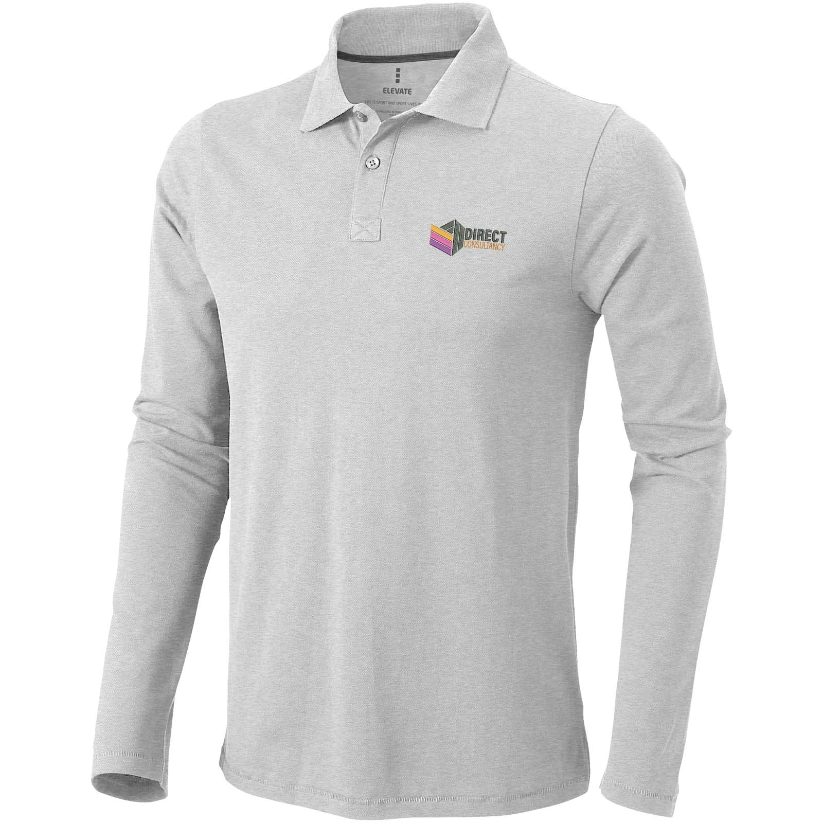 Calgary Langarm Poloshirt für Herren