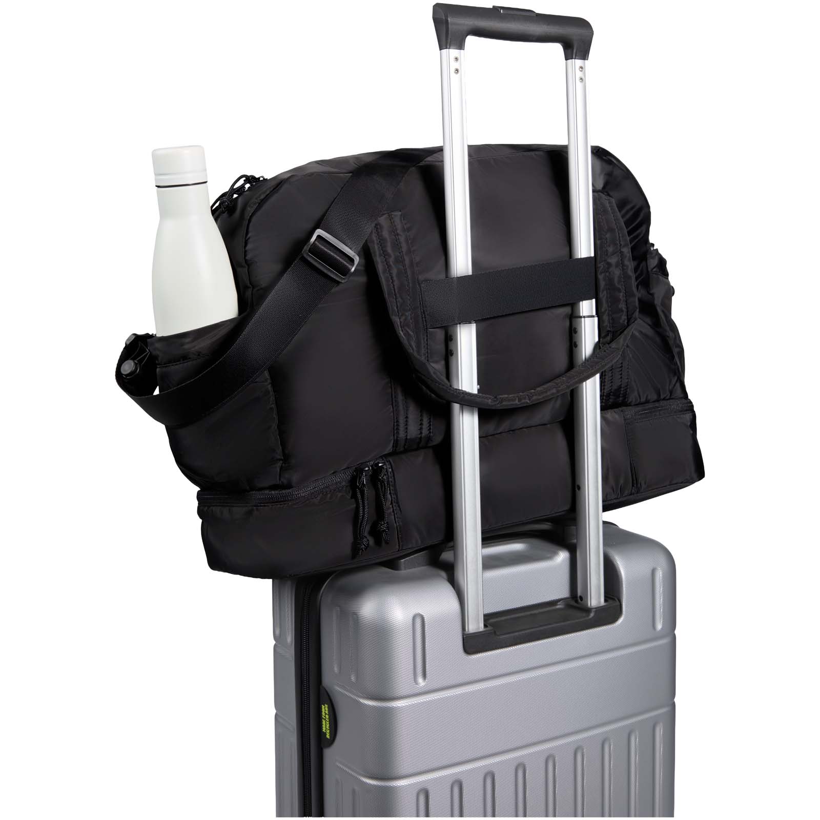 Puffer GRS recycelte Reisetasche mit isoliertem Boden 30L