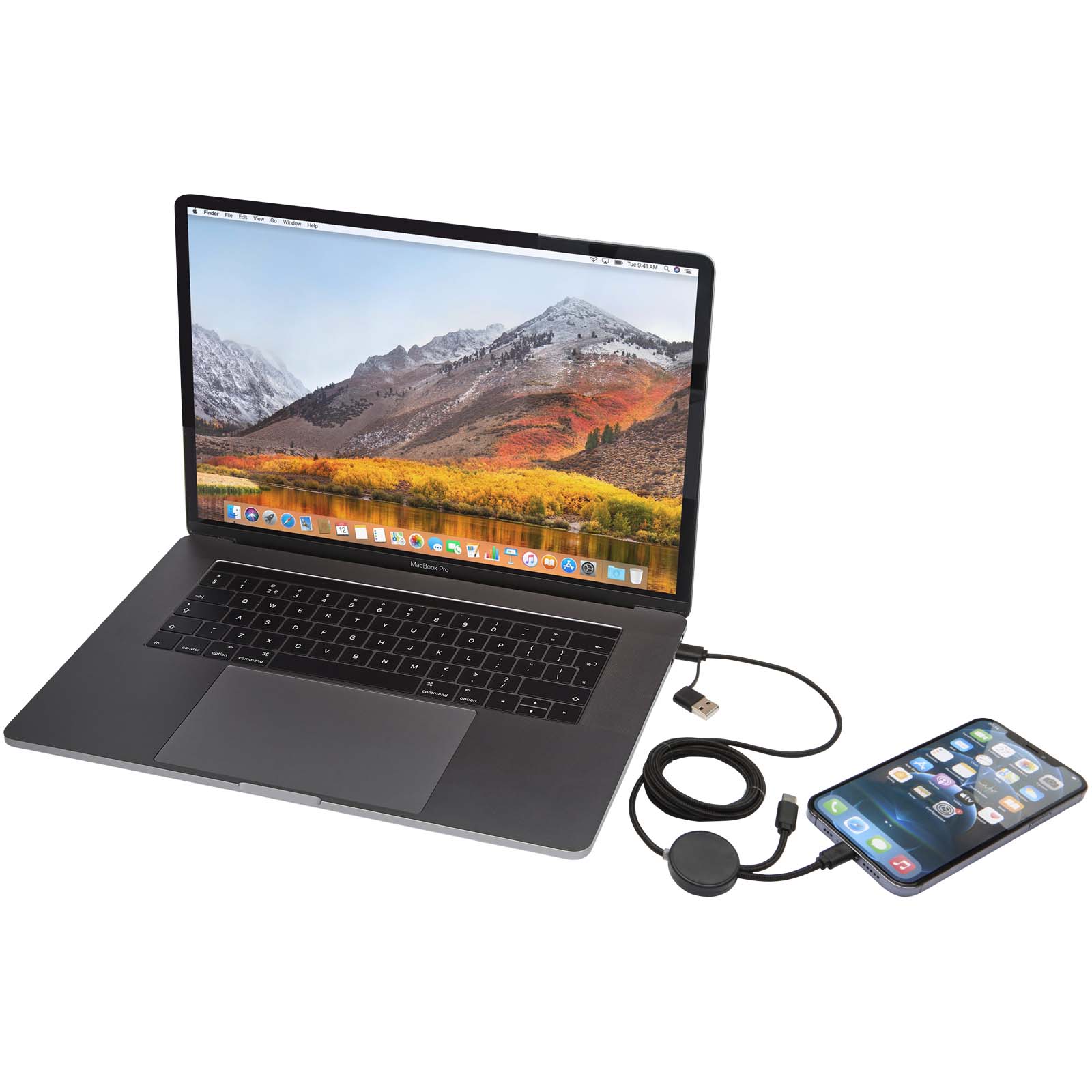 Citala 150 cm 5-in-1 Kabel aus recyceltem Kunststoff für Datenübertragung und 27W Schnellladung