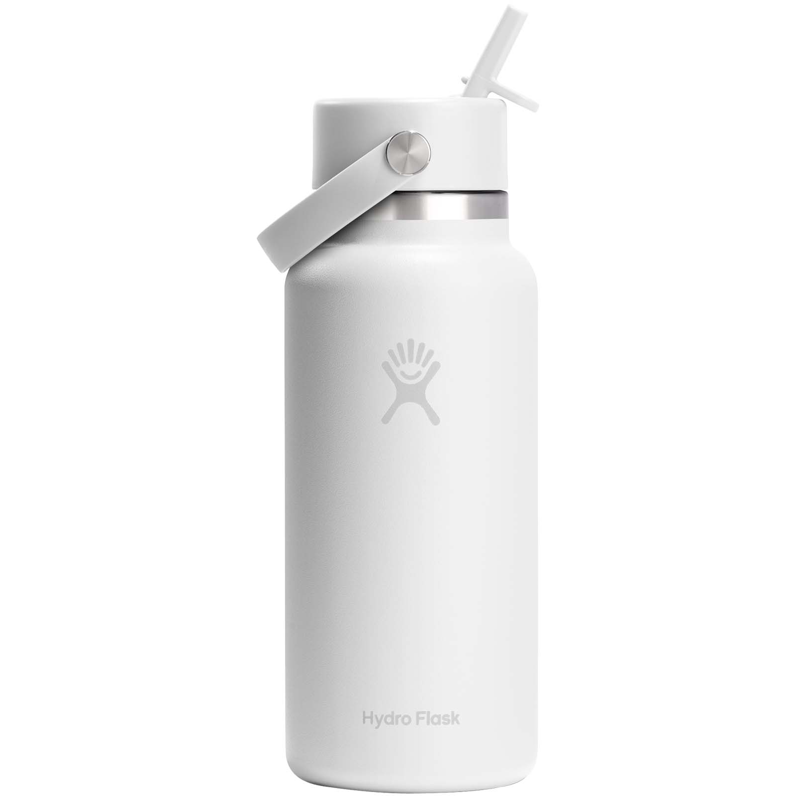 Hydro Flask Wide Mouth 946 ml isolierte Edelstahl Trinkflasche mit Strohhalmverschluss