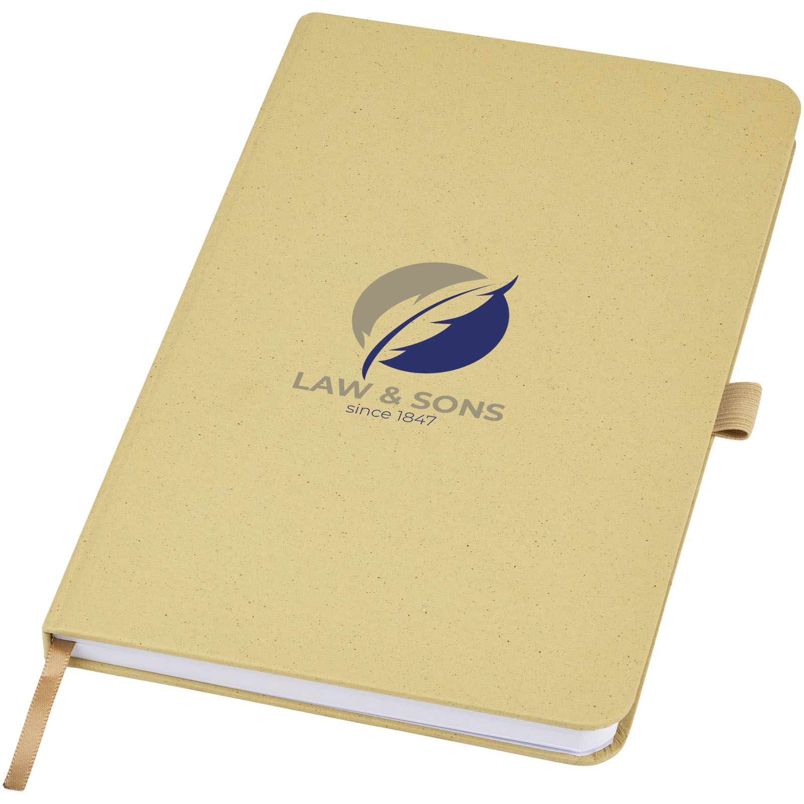 Fabianna Hardcover Notizbuch aus Crush-Papier