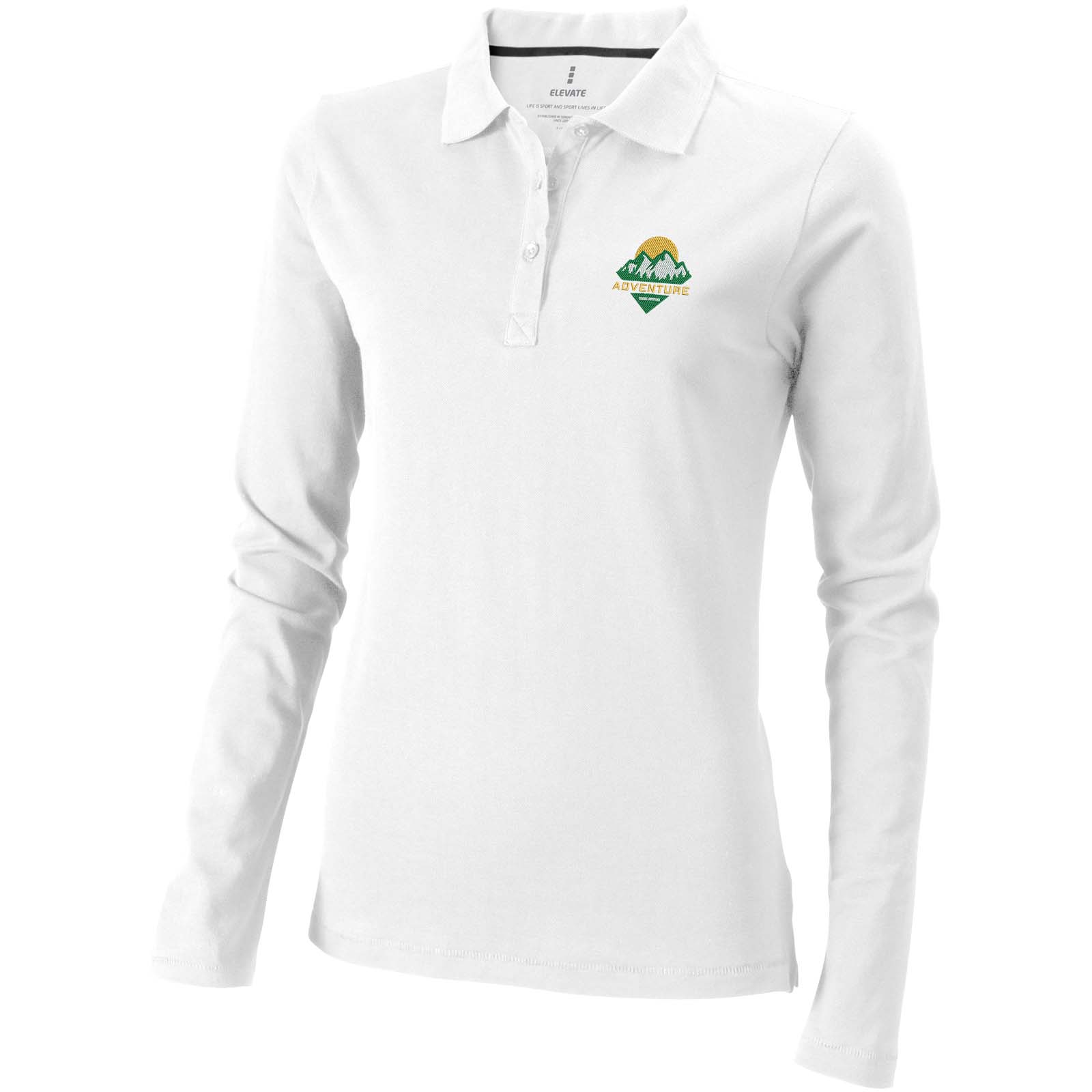 Calgary Langarm Poloshirt für Damen