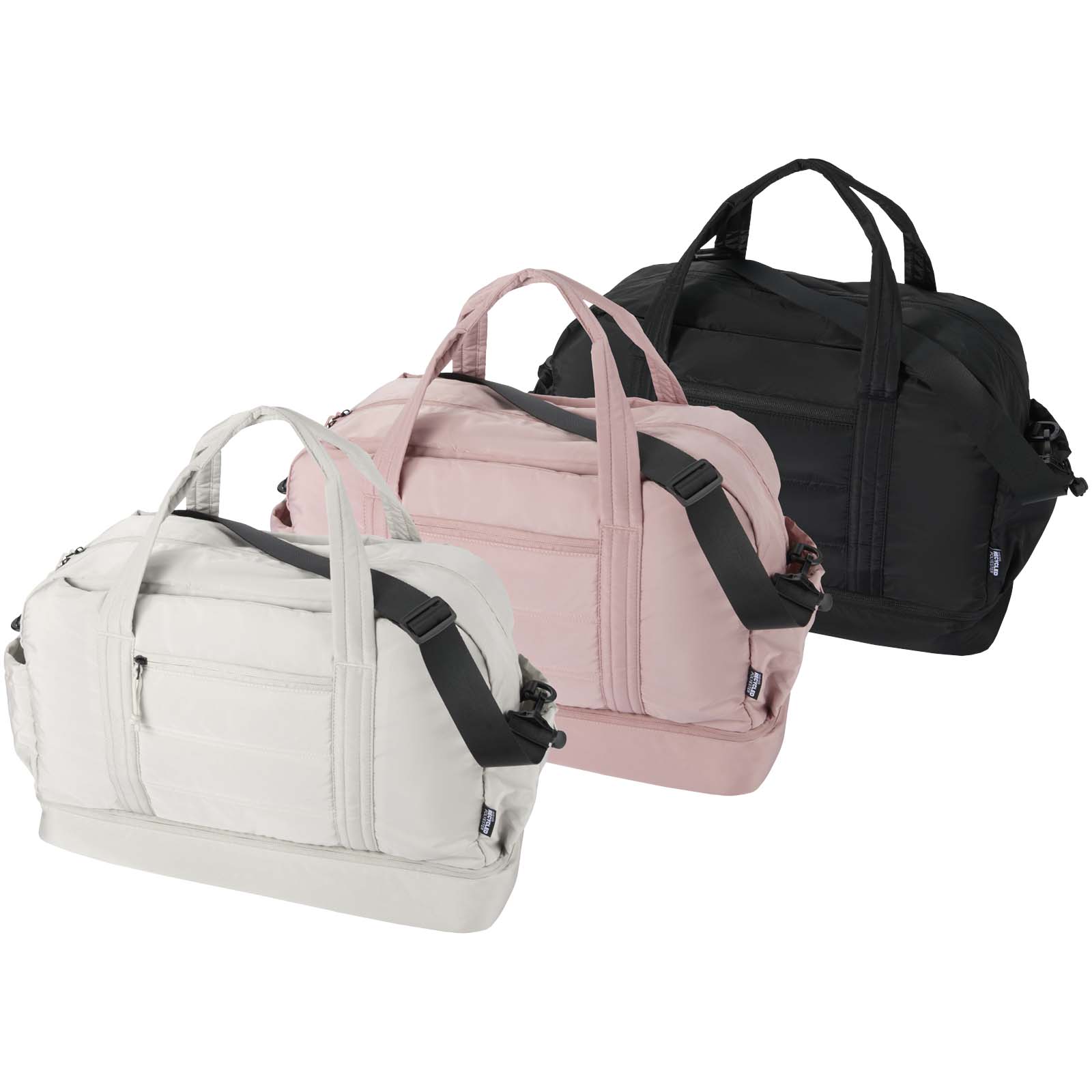 Puffer GRS recycelte Reisetasche mit isoliertem Boden 30L