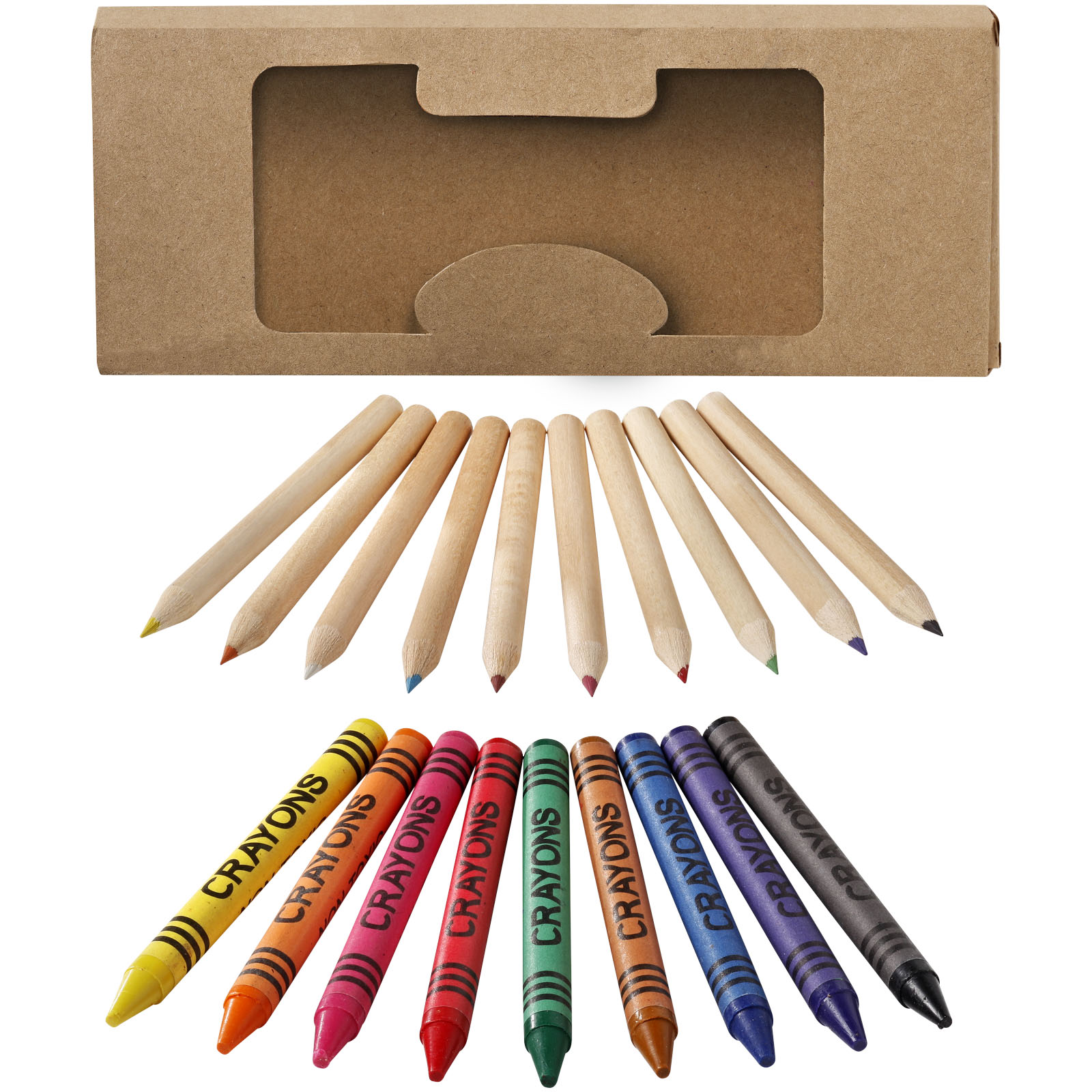Lucky 19-teiliges Waxmal- und Buntstifte Set Lucky 19-teiliges Waxmal- und Buntstifte Set