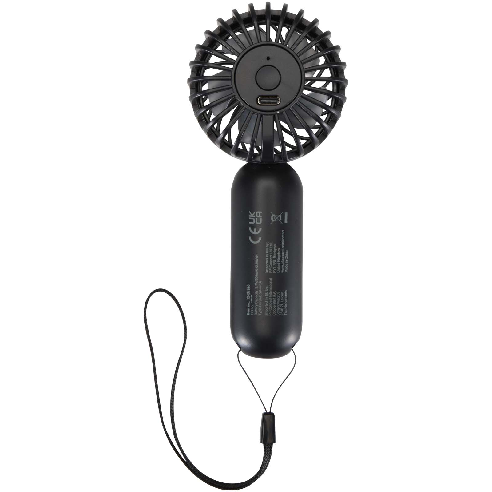 Aervia Tragbarer Ventilator aus recyceltem Kunststoff