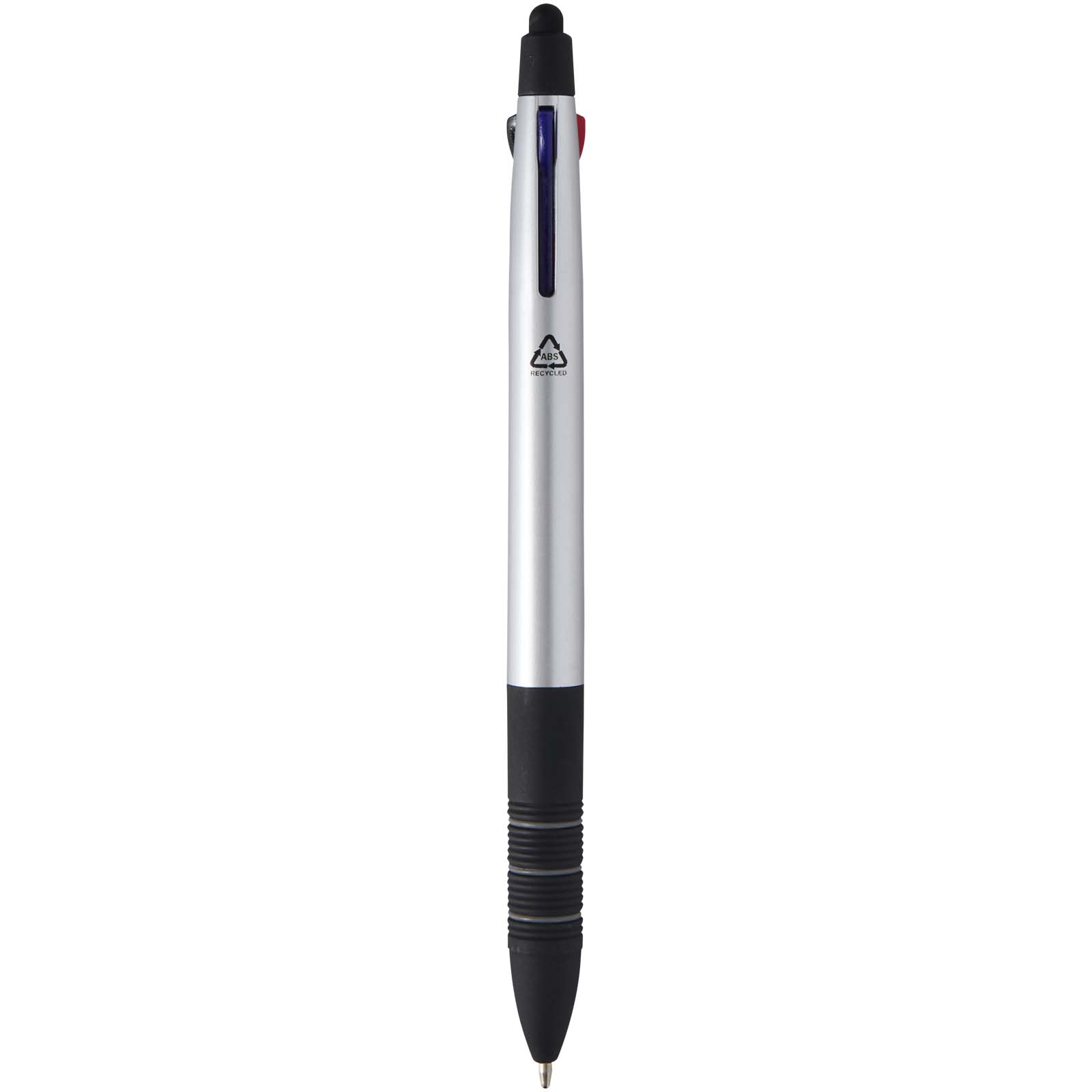 Trine 3-Farben RCS recycelter Kugelschreiber mit Stylus