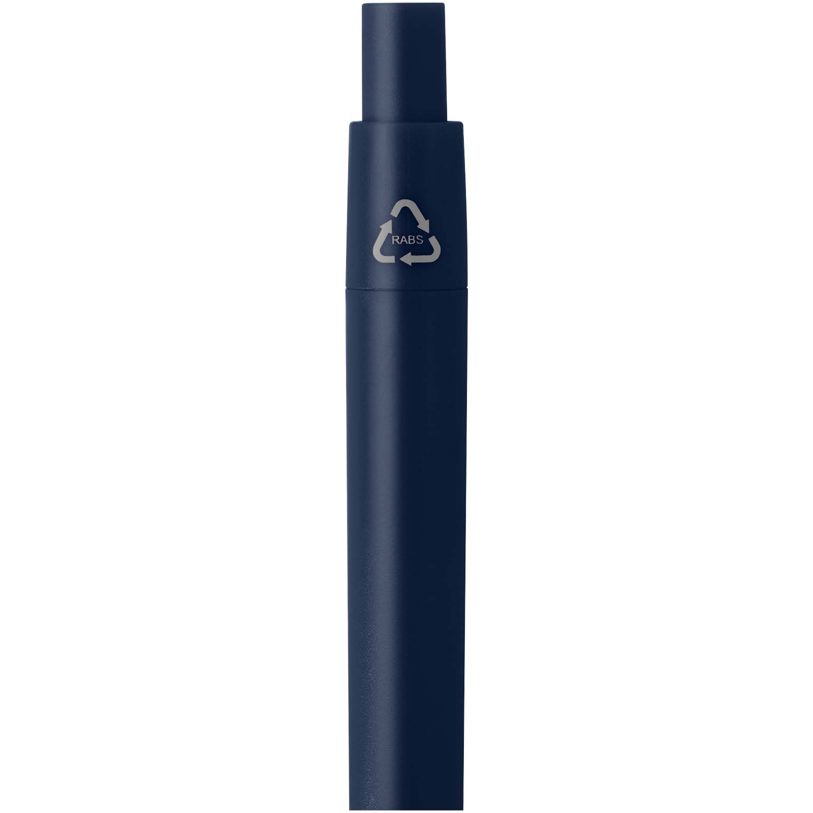 Ramin Mini Kugelschreiber aus recyceltem Kunststoff (blaue Tinte)