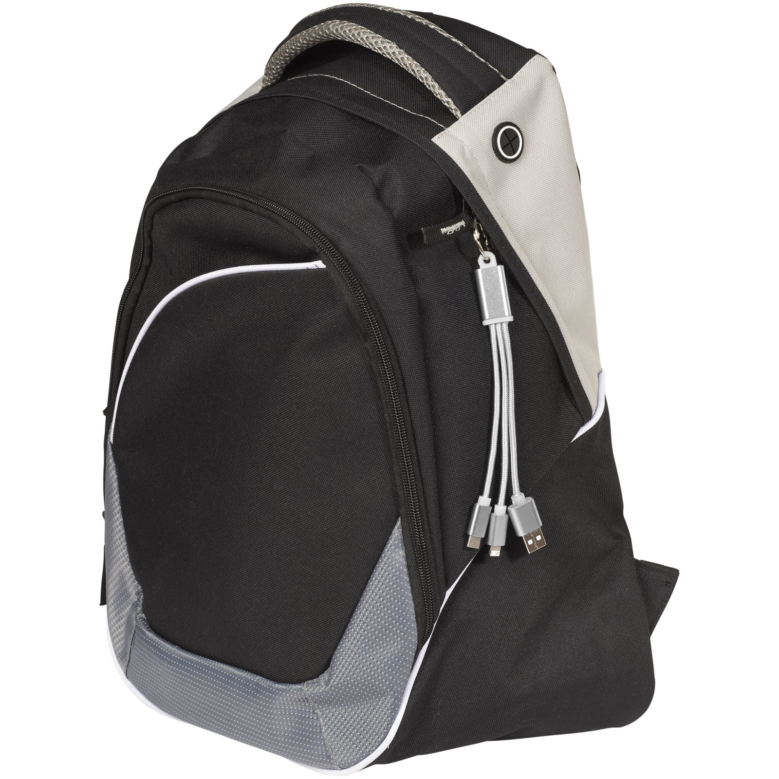 Metal 3-in-1 Ladekabel mit Schlüsselanhänger