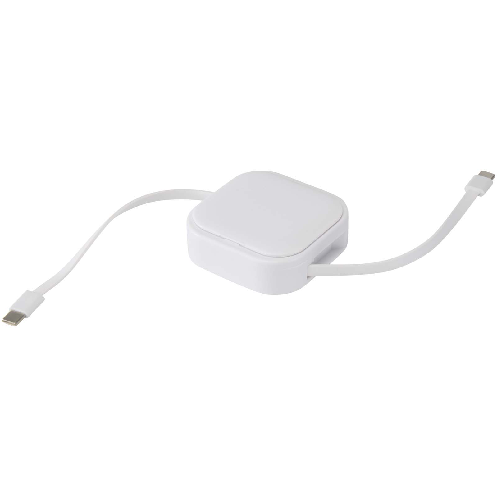 Gloas Aufrollbares 5 in 1 Kabel aus Recyclingmaterial mit Datensynchronisierung und 100 W Schnellladefunktion sowie Smartphon