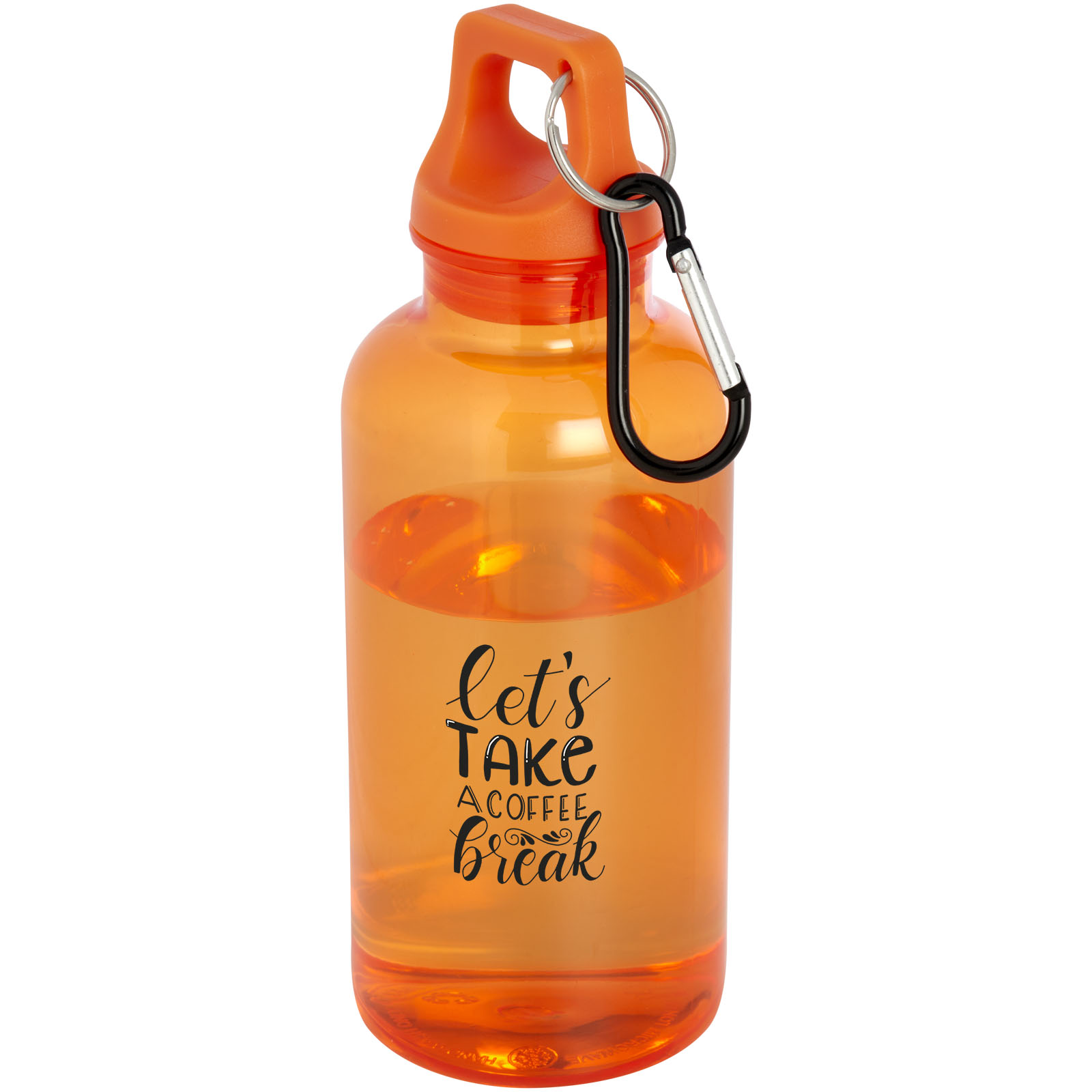 Oregon 400 ml RCS-zertifizierte Trinkflasche aus recyceltem Kunststoff mit Karabiner