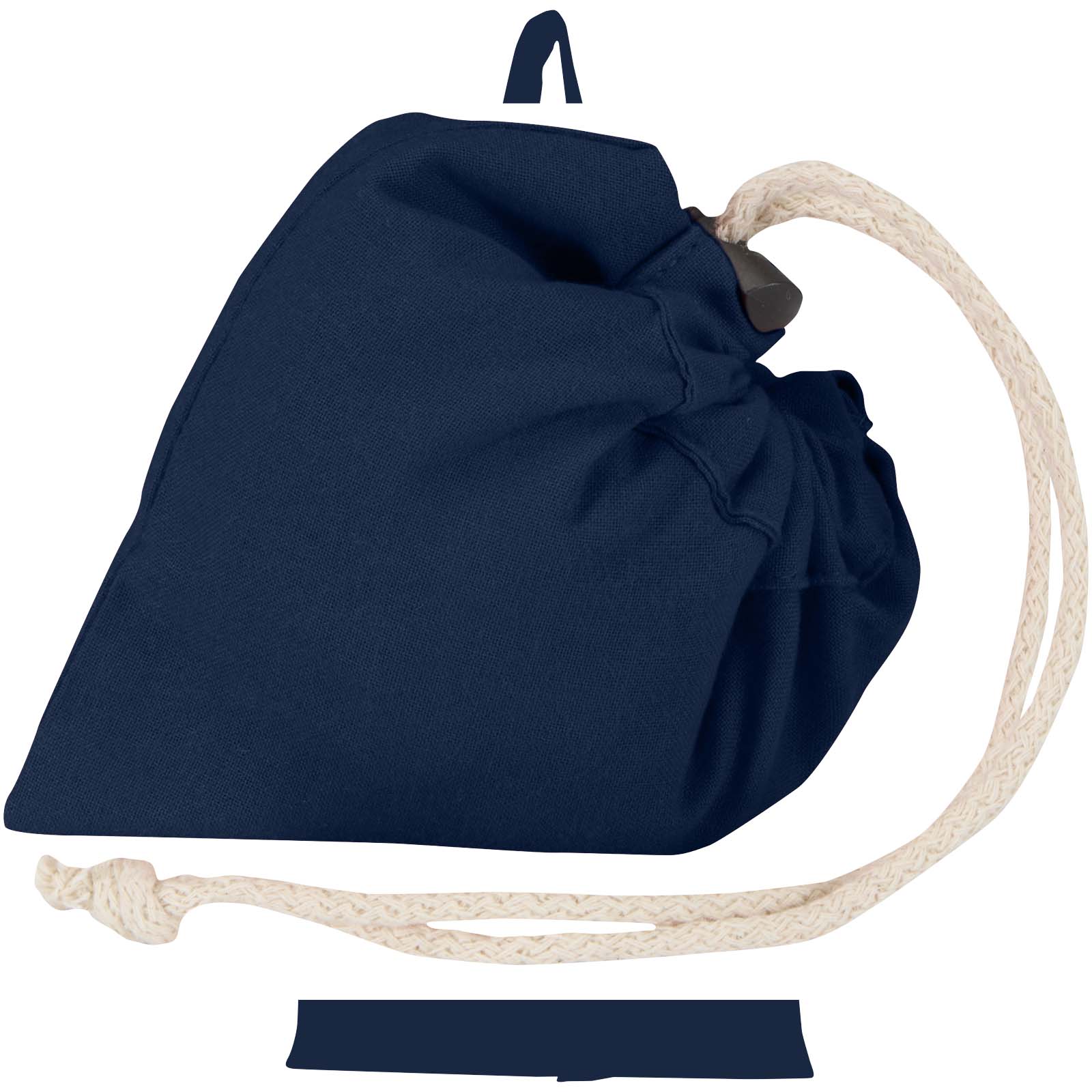 Madras Blend 140 g/m², GRS-zertifizierte, faltbare Baumwoll Tragetasche, 7 l