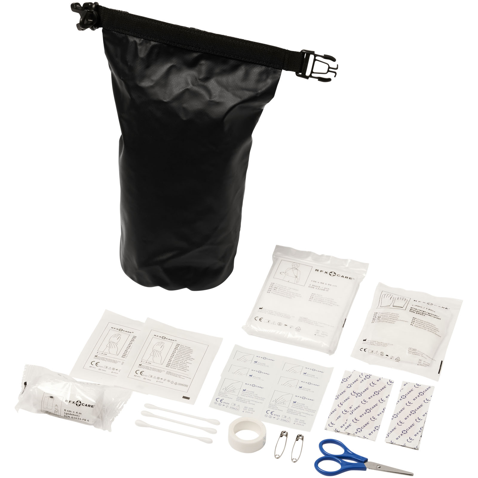 Alexander 30-teiliges Erste-Hilfe-Set mit wasserfester Tasche Alexander 30-teiliges Erste-Hilfe-Set mit wasserfester Tasche