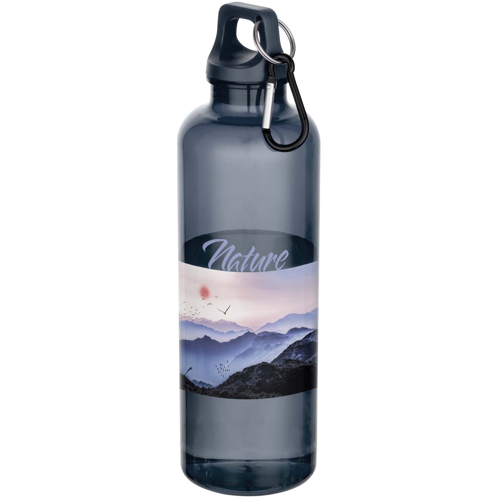 Oregon 750 ml RCS-zertifizierte Trinkflasche aus recyceltem Kunststoff mit Karabinerhaken