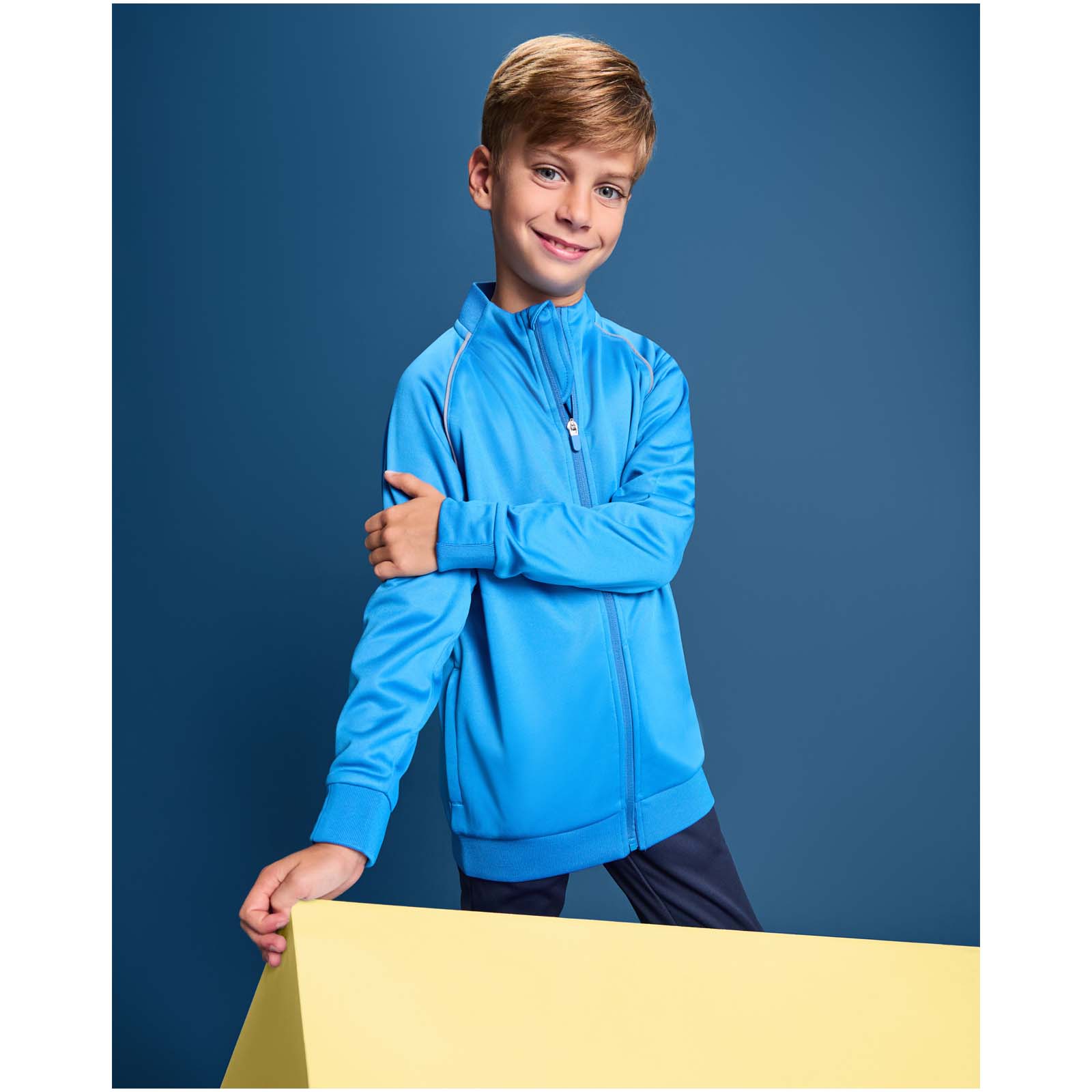 Valier Kinder Sweatshirt mit durchgehendem Reißverschluss