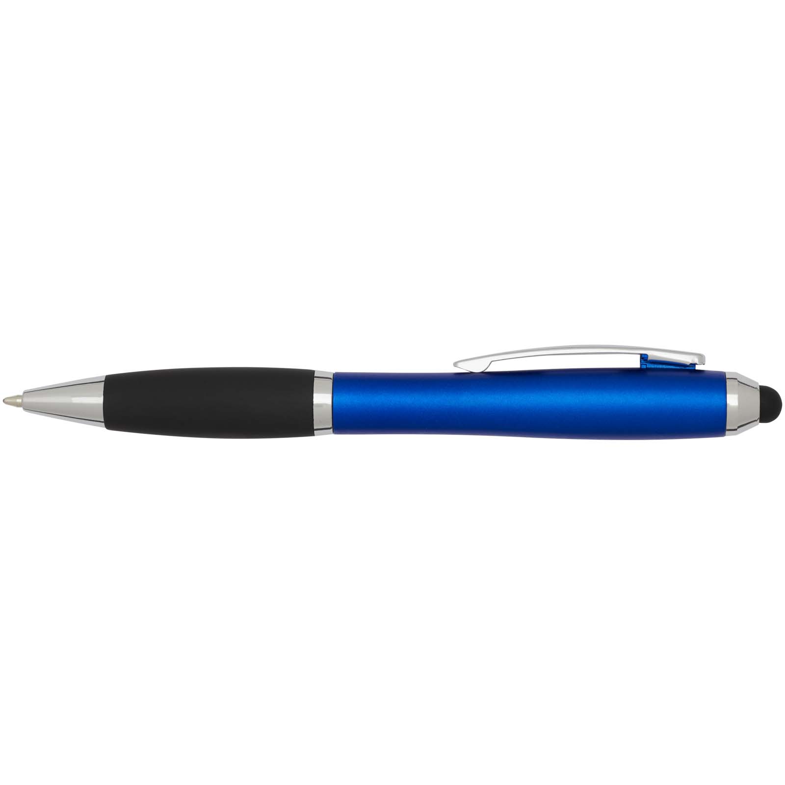 Nash RCS Stylus Kugelschreiber aus recyceltem Kunststoff mit farbigem Schaft und schwarzem Griff (schwarze Tinte)