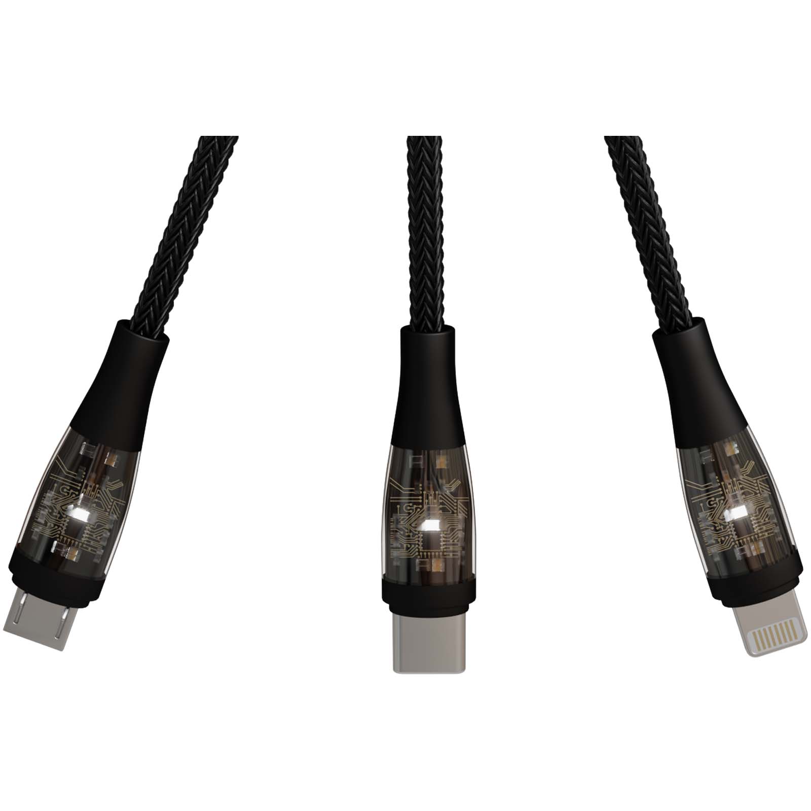 SCX.design C50 100 W/5 A 5-in-1 Schnellladekabel mit Digitalanzeige