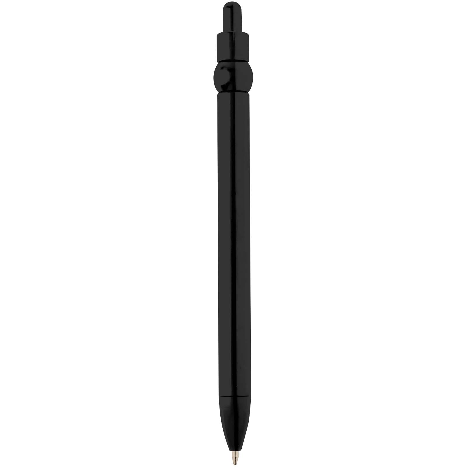 Fidget Kugelschreiber aus recyceltem Kunststoff (schwarze Mine)