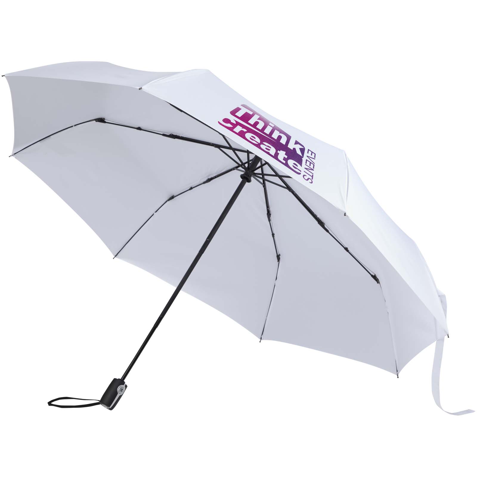 Gale 27" faltbarer RPET-Regenschirm mit automatischer Öffnungs- und Schließfunktion