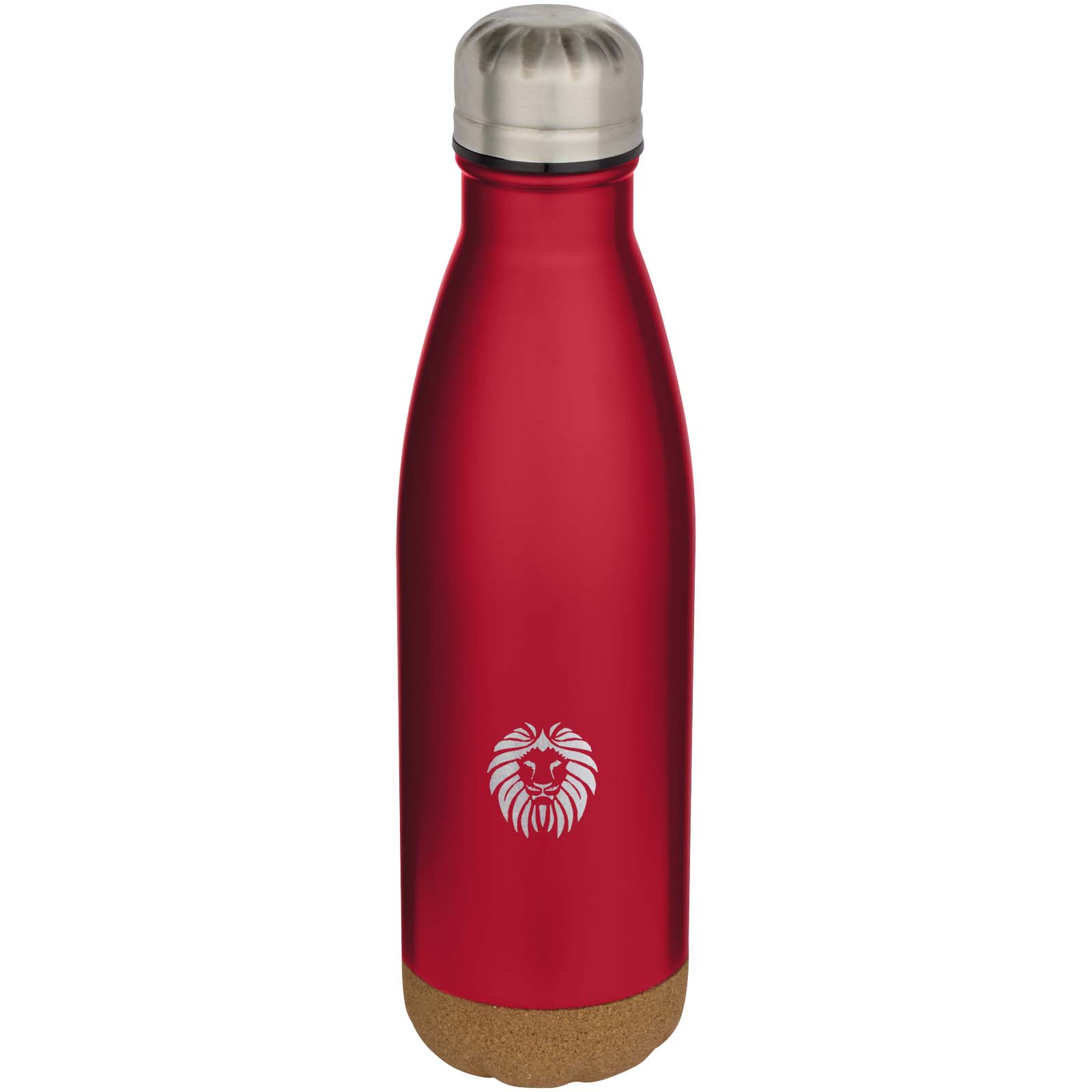 Cove 500 ml doppelwandige, vakuumisolierte Trinkflasche aus Edelstahl mit Korkdetails