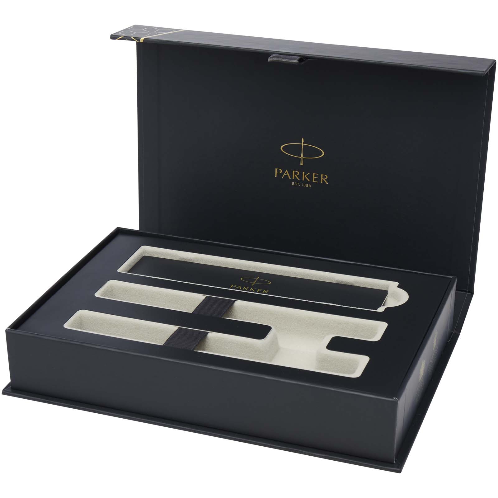Parker IM Essentials Rollerball und Kugelschreiber Set – silber