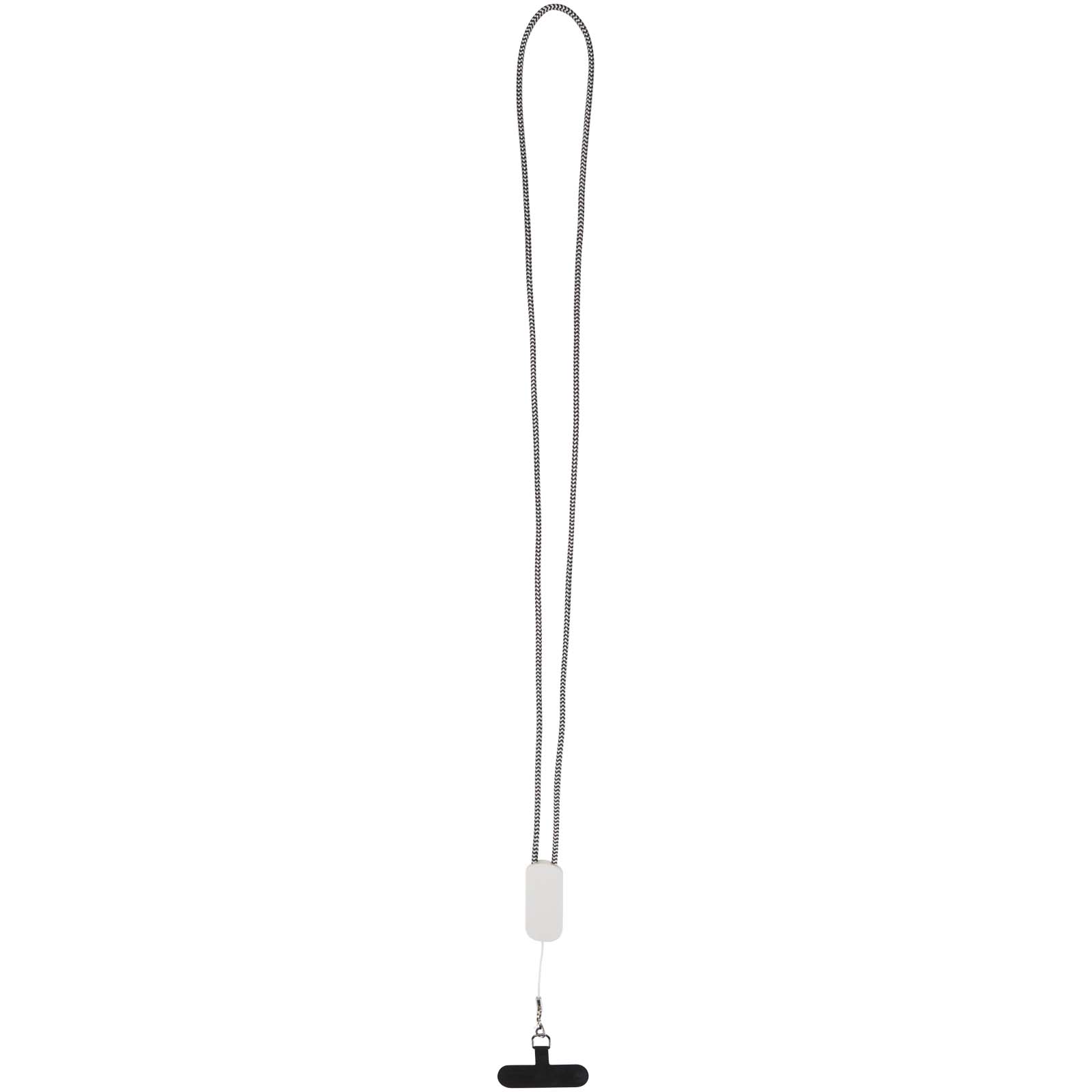 Anser Smartphone Lanyard aus recyceltem Kunststoff mit 27 W 5-in-1 integriertem Kabel Anser Smartphone Lanyard aus recyceltem Kunststoff mit 27 W 5-in-1 integriertem Kabel