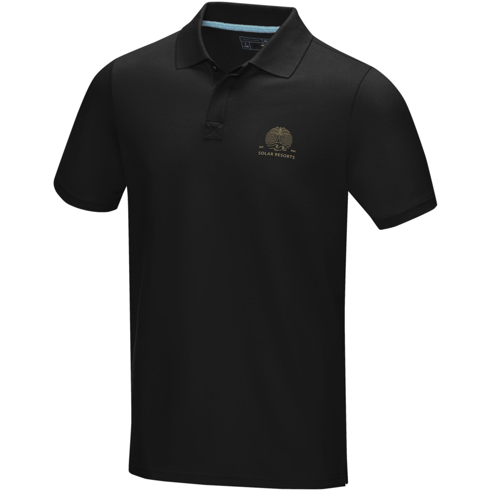 Graphite Poloshirt aus Bio-Baumwolle für Herren