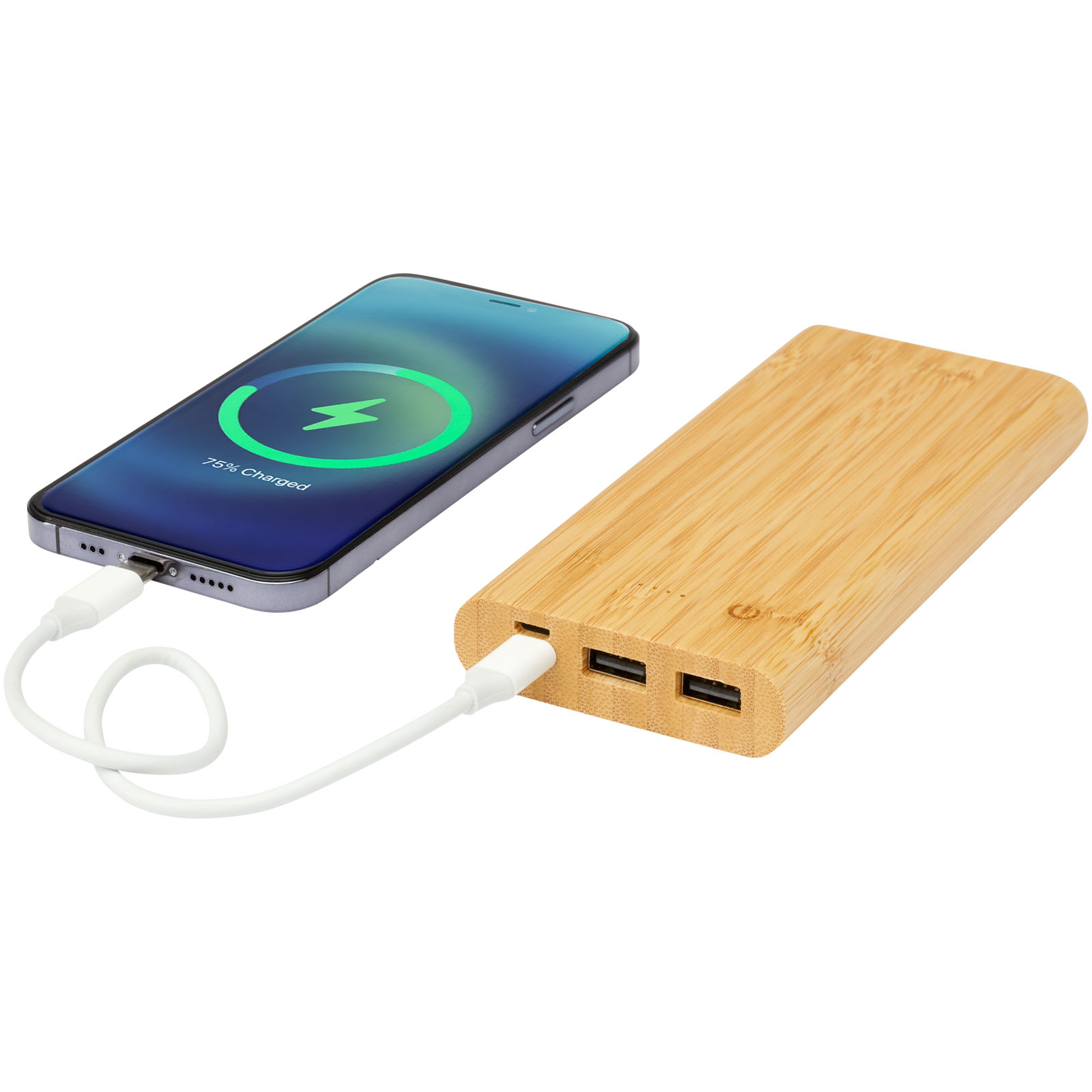 Tulda 10.000 mAh Powerbank aus Bambus