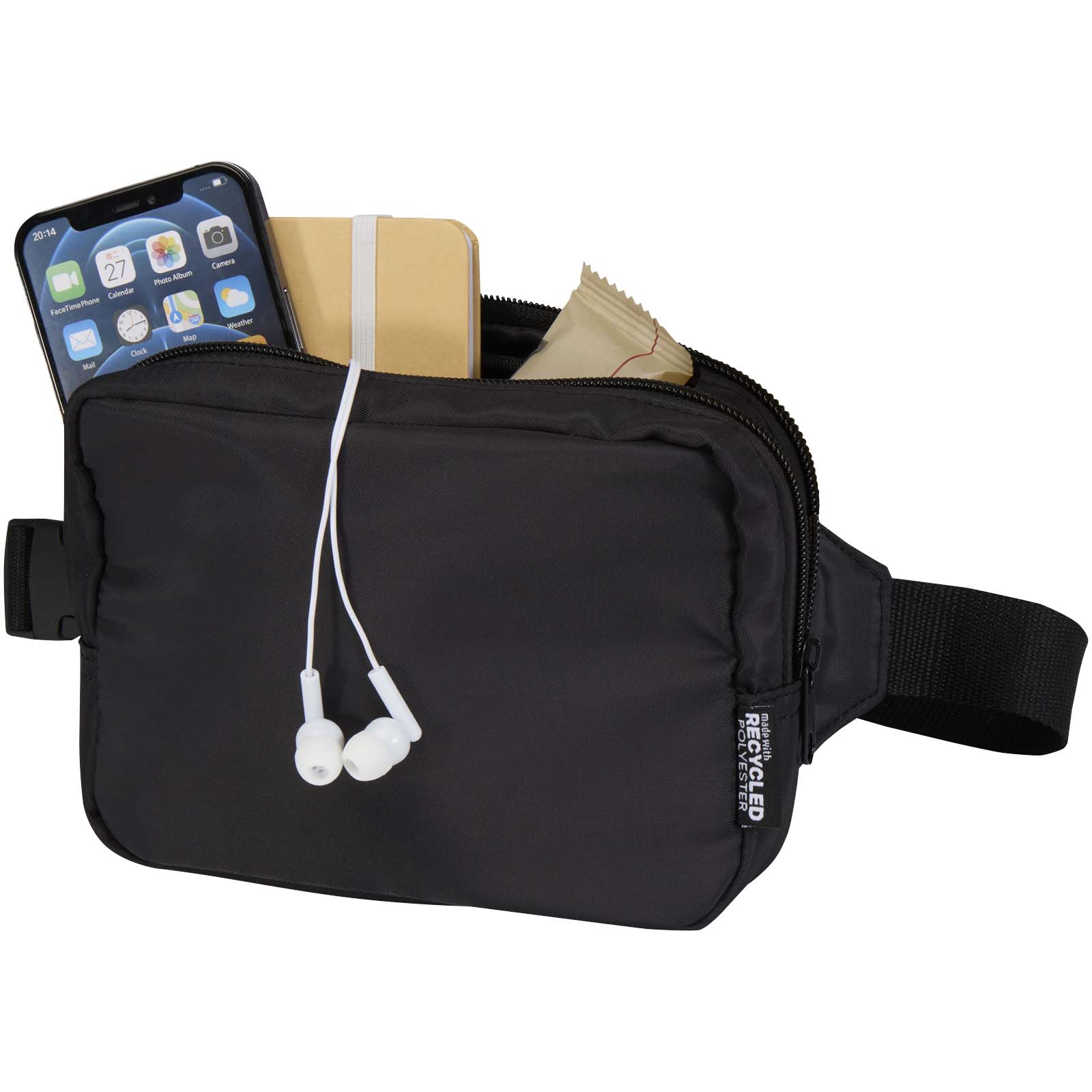 Trip Aware™ Recycelte Reisetasche mit Schultergurt 1 L 