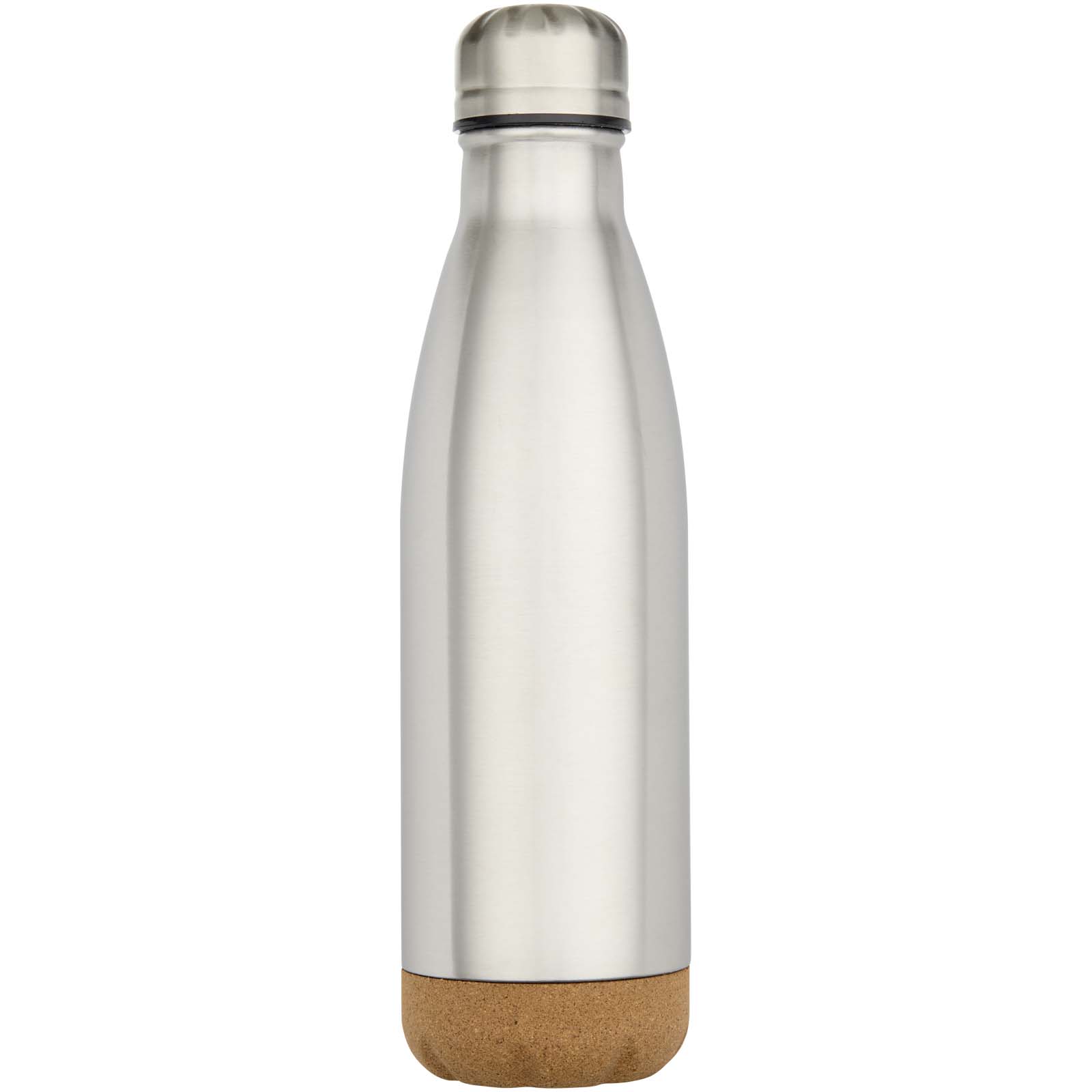 Cove 500 ml doppelwandige, vakuumisolierte Trinkflasche aus Edelstahl mit Korkdetails