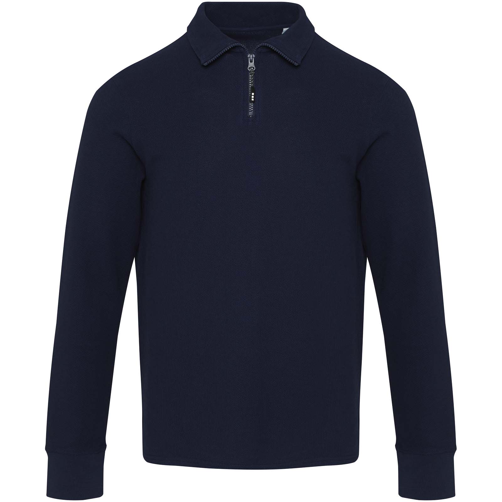 Apollo Langarm Poloshirt Unisex mit Reißverschluss