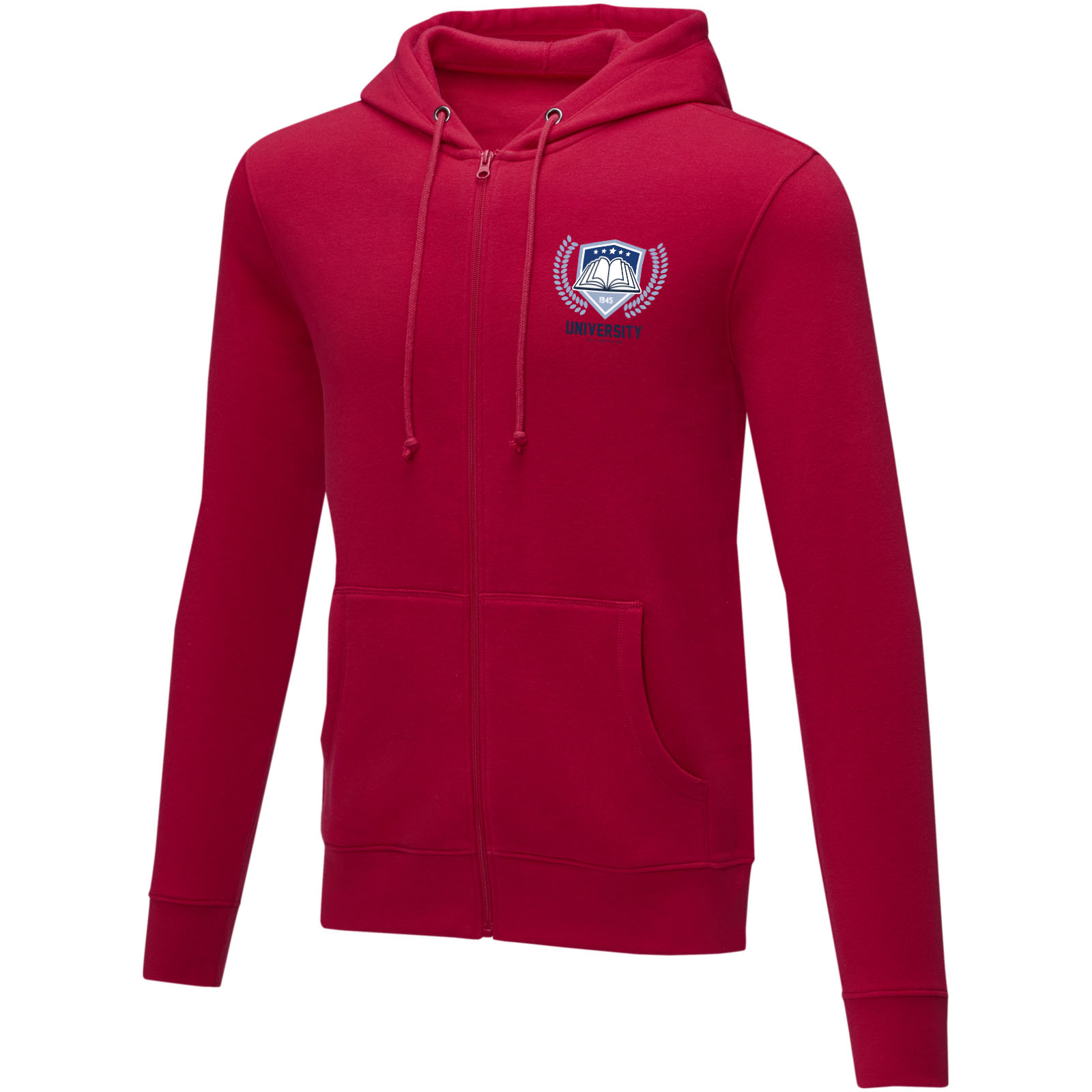 Charon 240 g/m² Herren Kapuzenpullover mit Reißverschluss